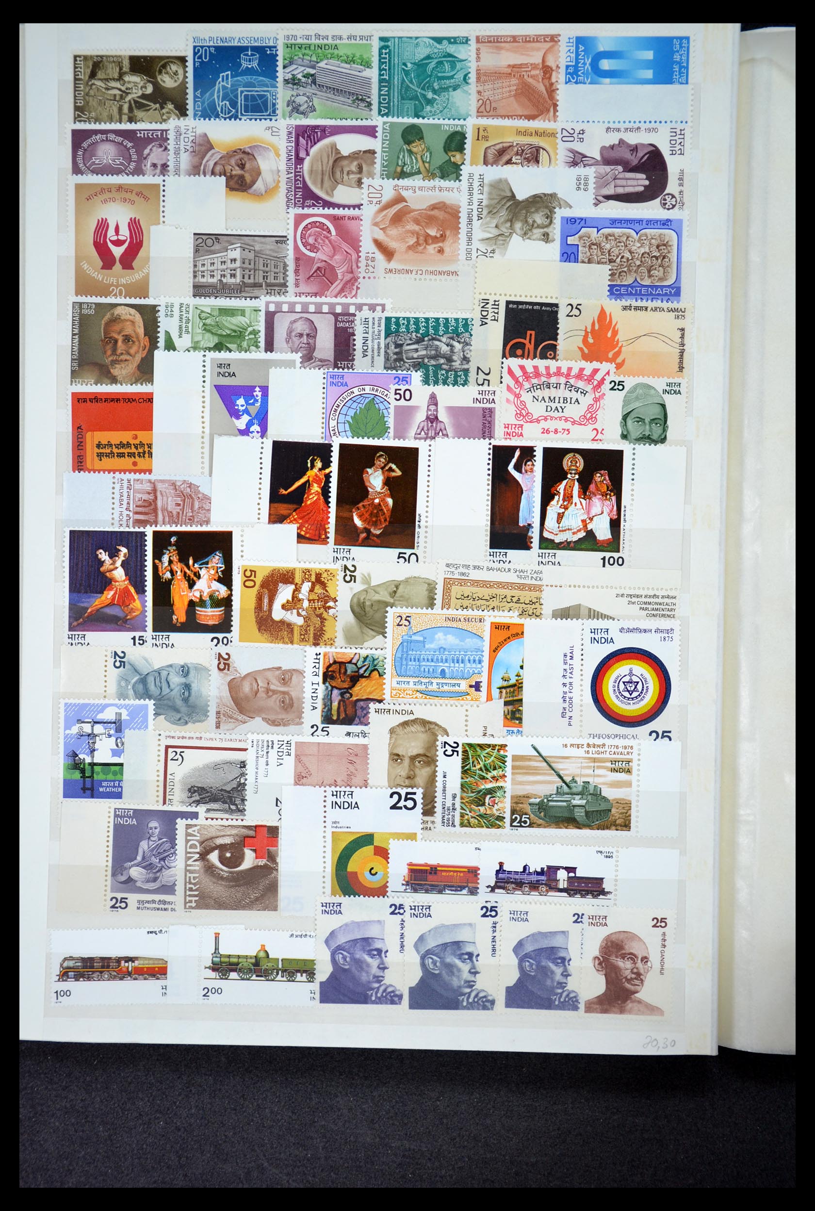 35067 160 - Postzegelverzameling 35067 India 1947-2016!!