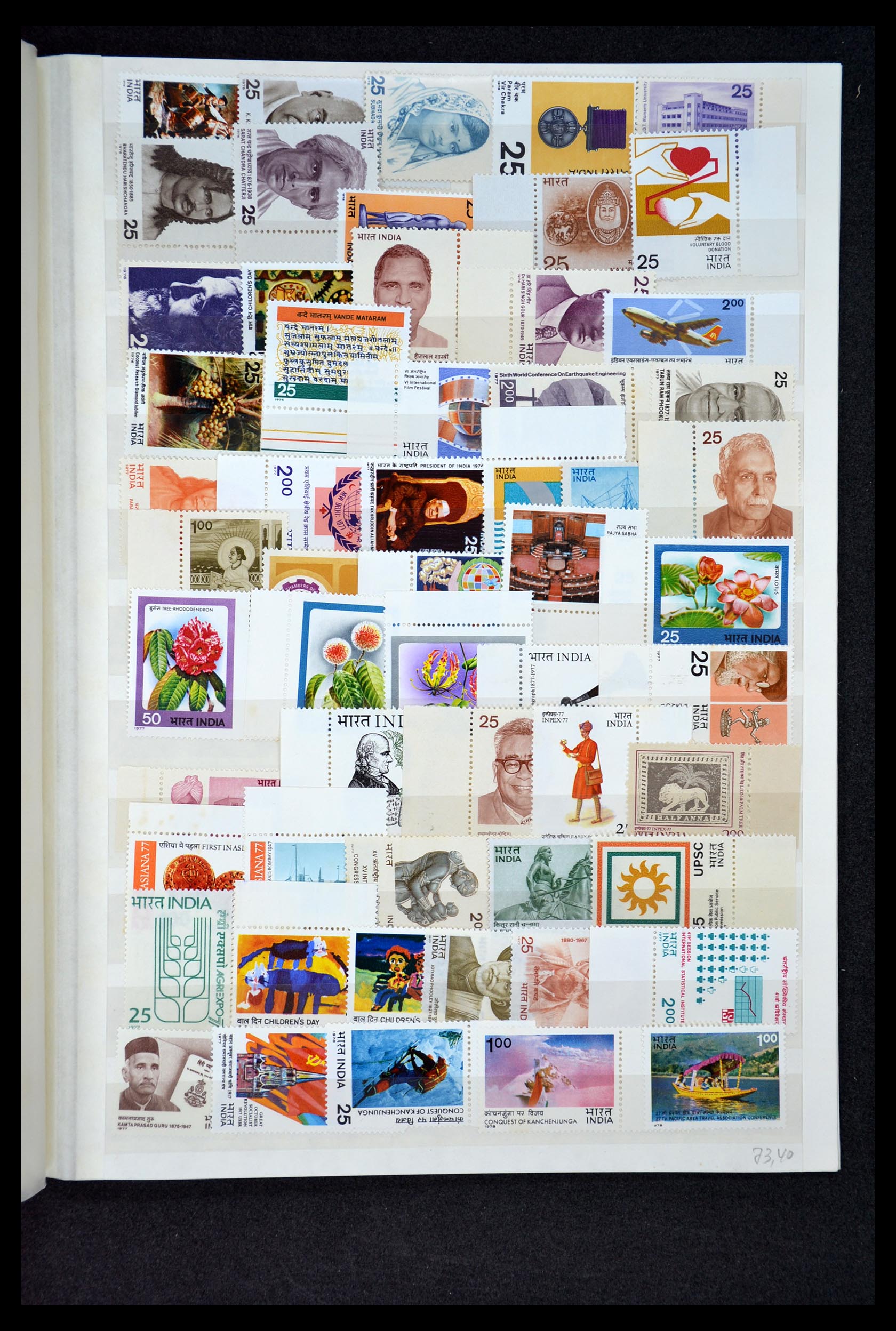 35067 161 - Postzegelverzameling 35067 India 1947-2016!!