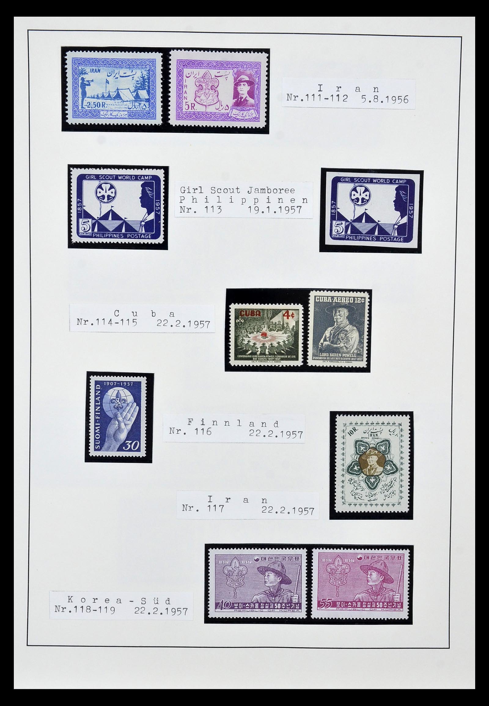 35069 008 - Stamp Collection 35069 Thematics Scouting 1925-2010.