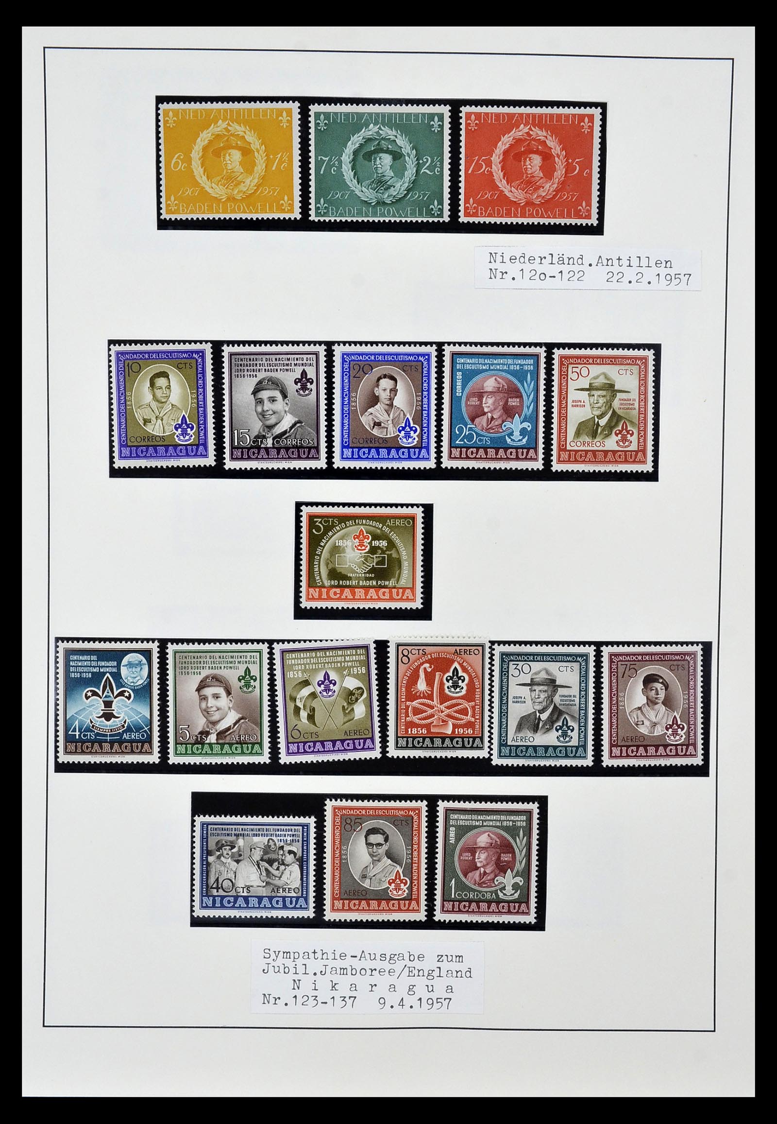 35069 009 - Postzegelverzameling 35069 Motief scouting 1925-2010.
