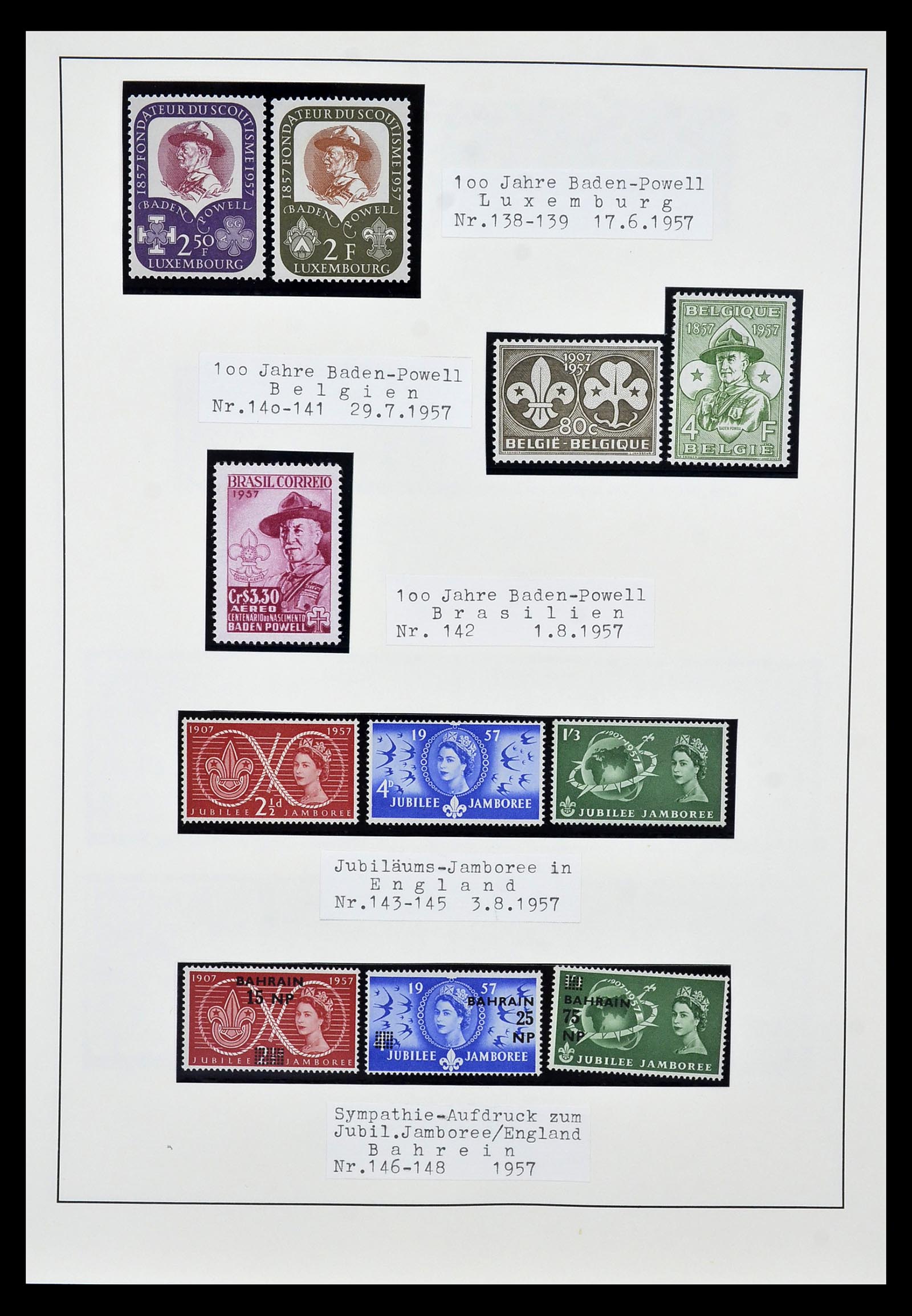 35069 010 - Stamp Collection 35069 Thematics Scouting 1925-2010.