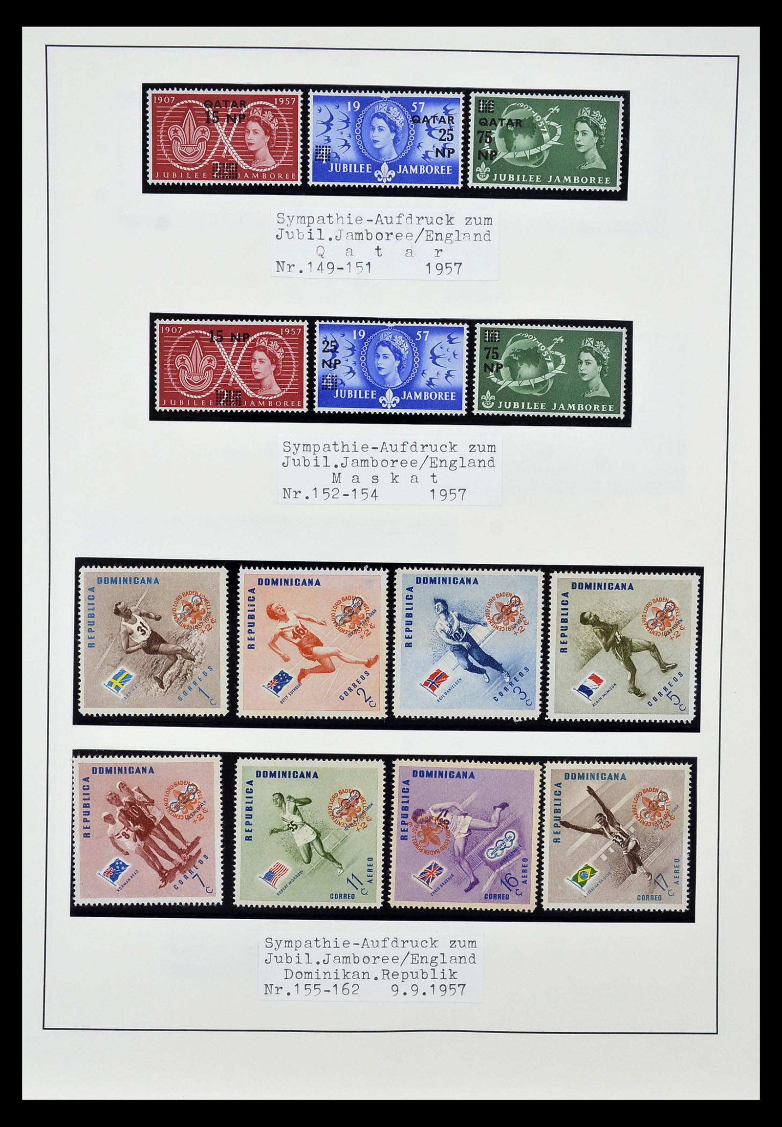 35069 011 - Postzegelverzameling 35069 Motief scouting 1925-2010.