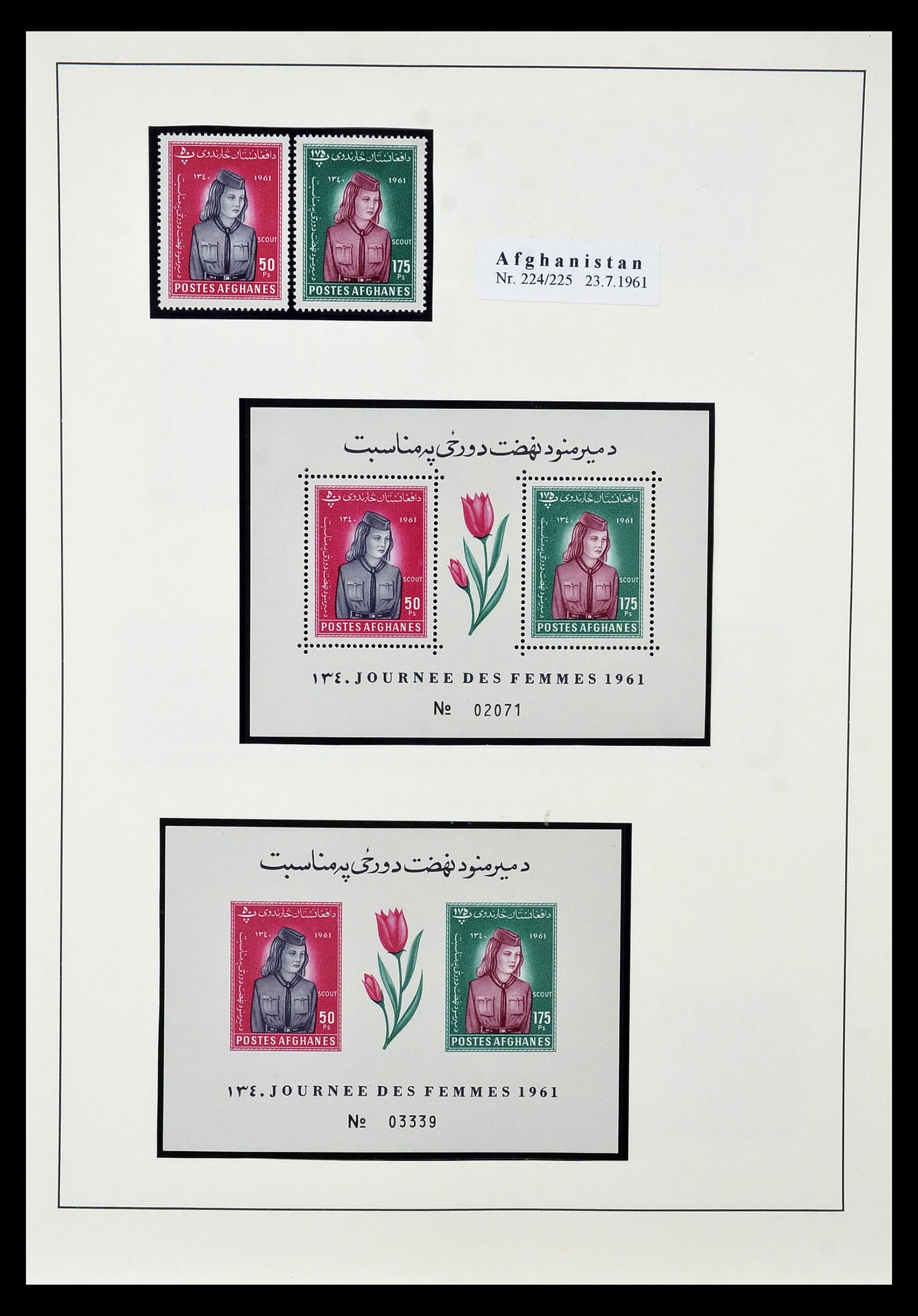 35069 017 - Postzegelverzameling 35069 Motief scouting 1925-2010.
