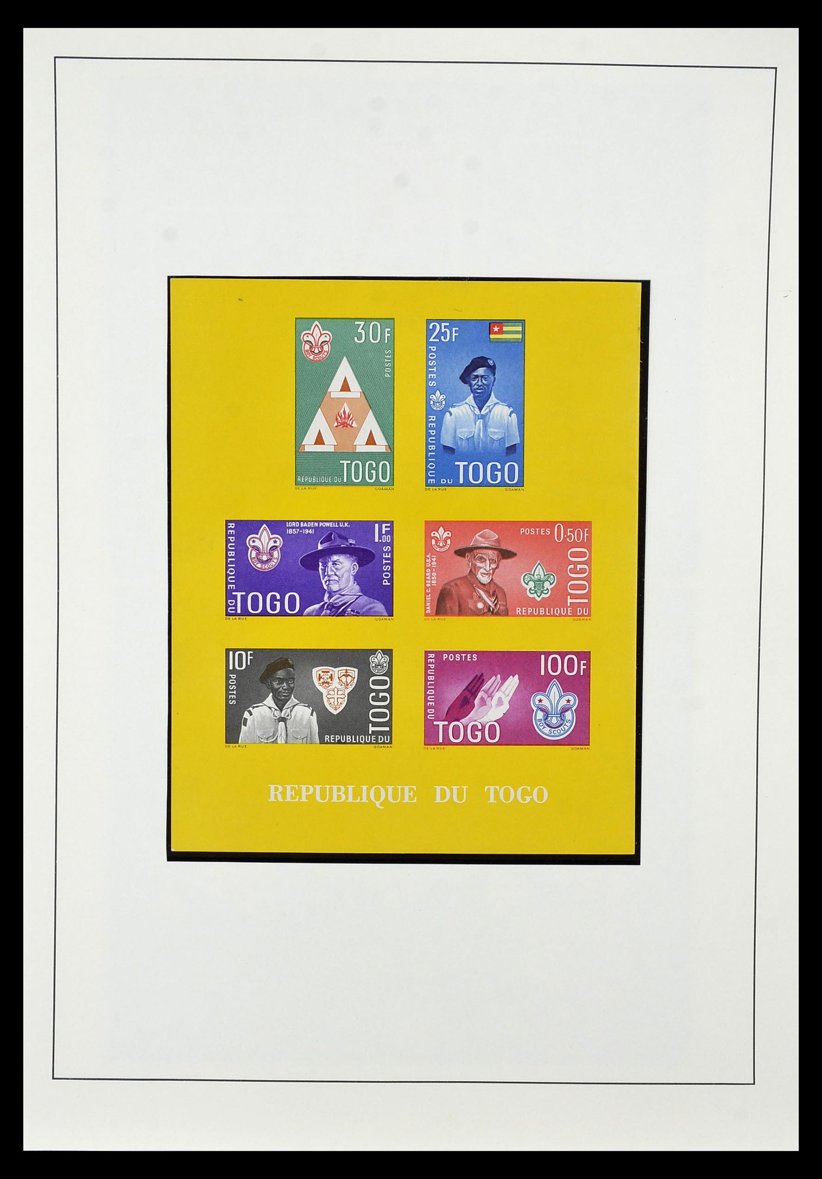 35069 020 - Postzegelverzameling 35069 Motief scouting 1925-2010.