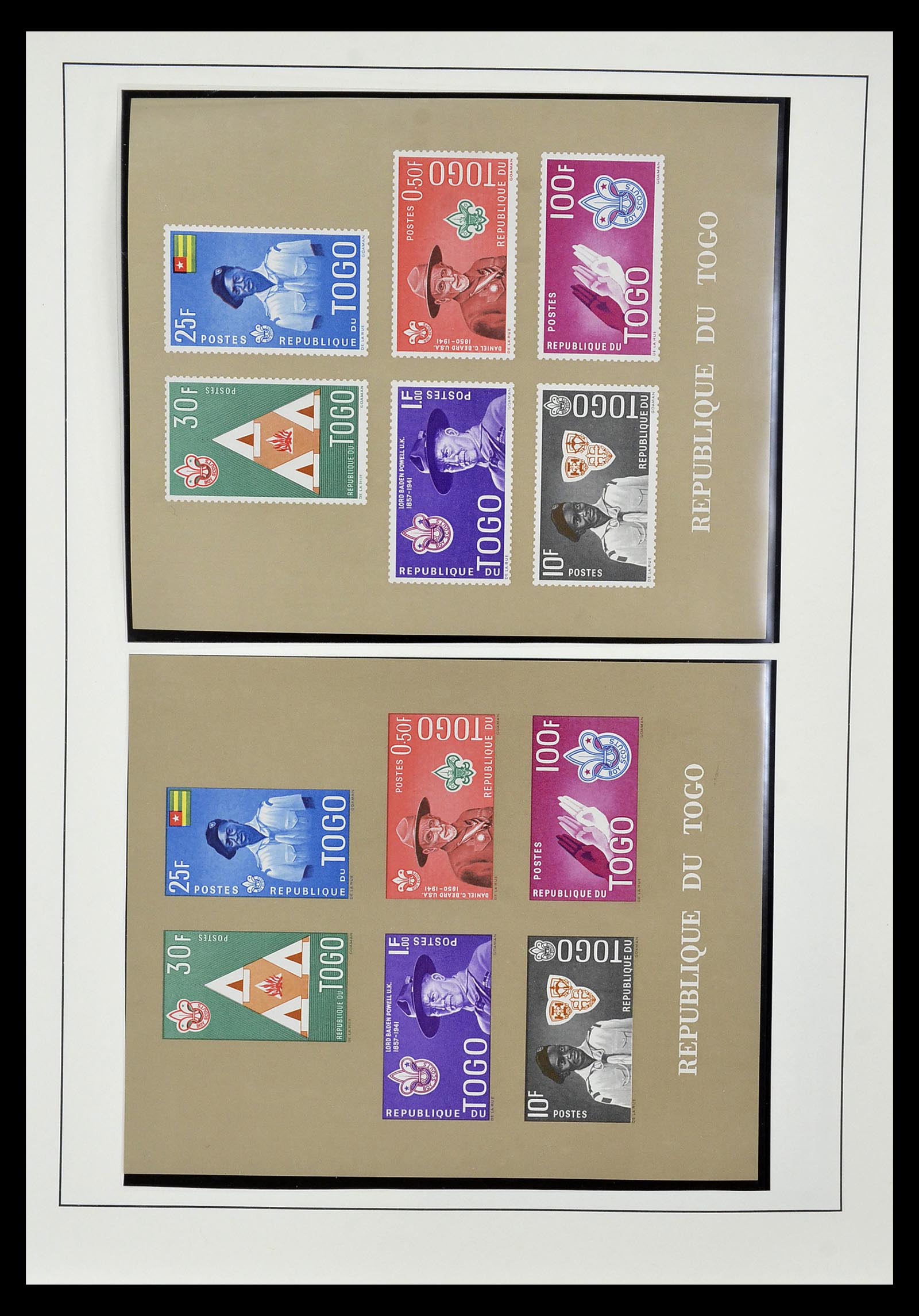 35069 021 - Postzegelverzameling 35069 Motief scouting 1925-2010.