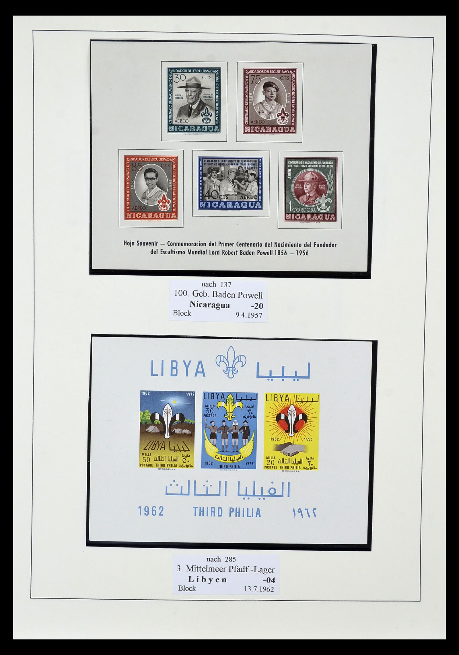 35069 026 - Postzegelverzameling 35069 Motief scouting 1925-2010.