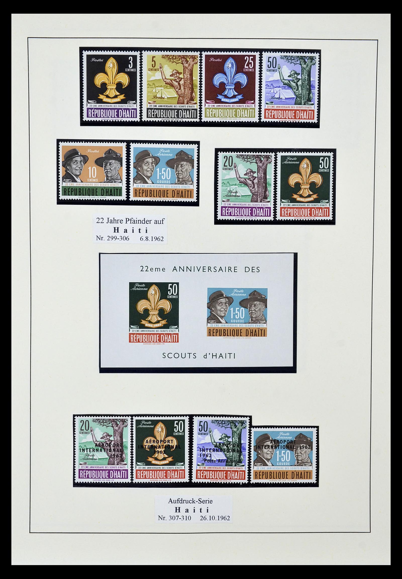 35069 027 - Postzegelverzameling 35069 Motief scouting 1925-2010.