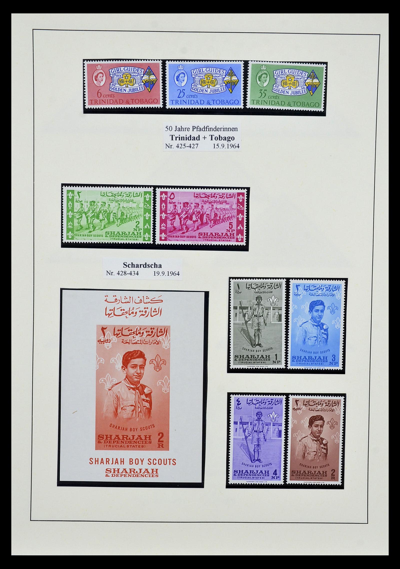 35069 039 - Postzegelverzameling 35069 Motief scouting 1925-2010.