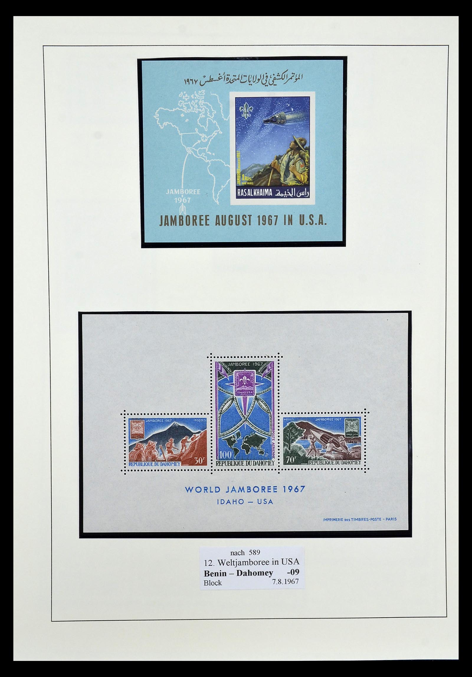 35069 051 - Postzegelverzameling 35069 Motief scouting 1925-2010.