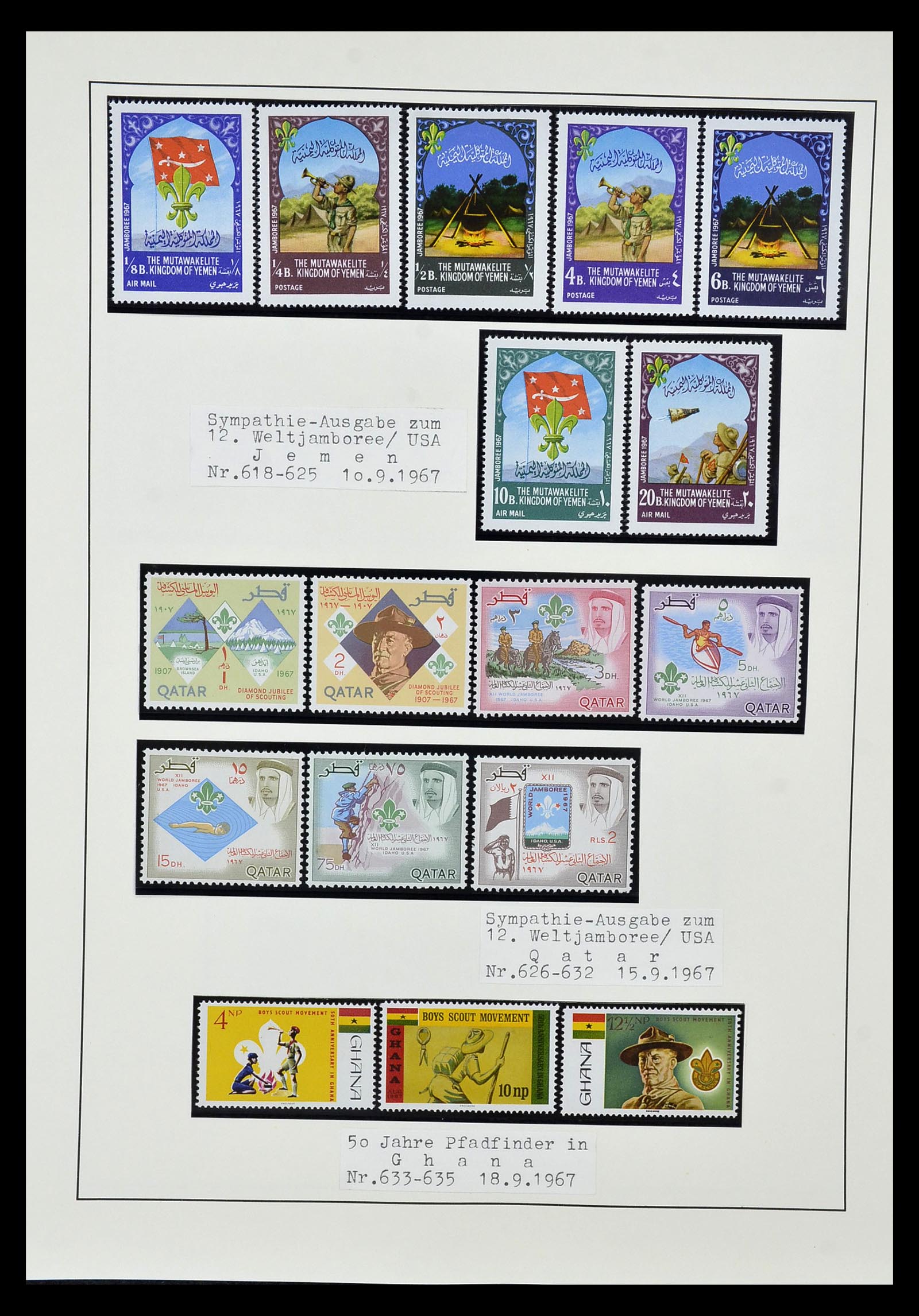 35069 056 - Postzegelverzameling 35069 Motief scouting 1925-2010.