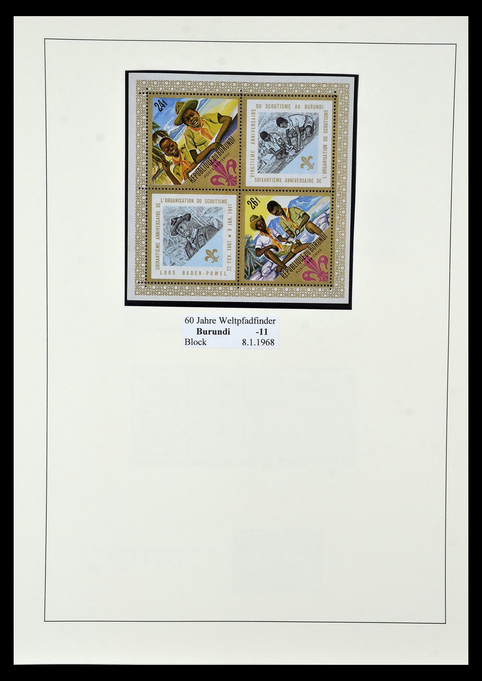 35069 062 - Postzegelverzameling 35069 Motief scouting 1925-2010.