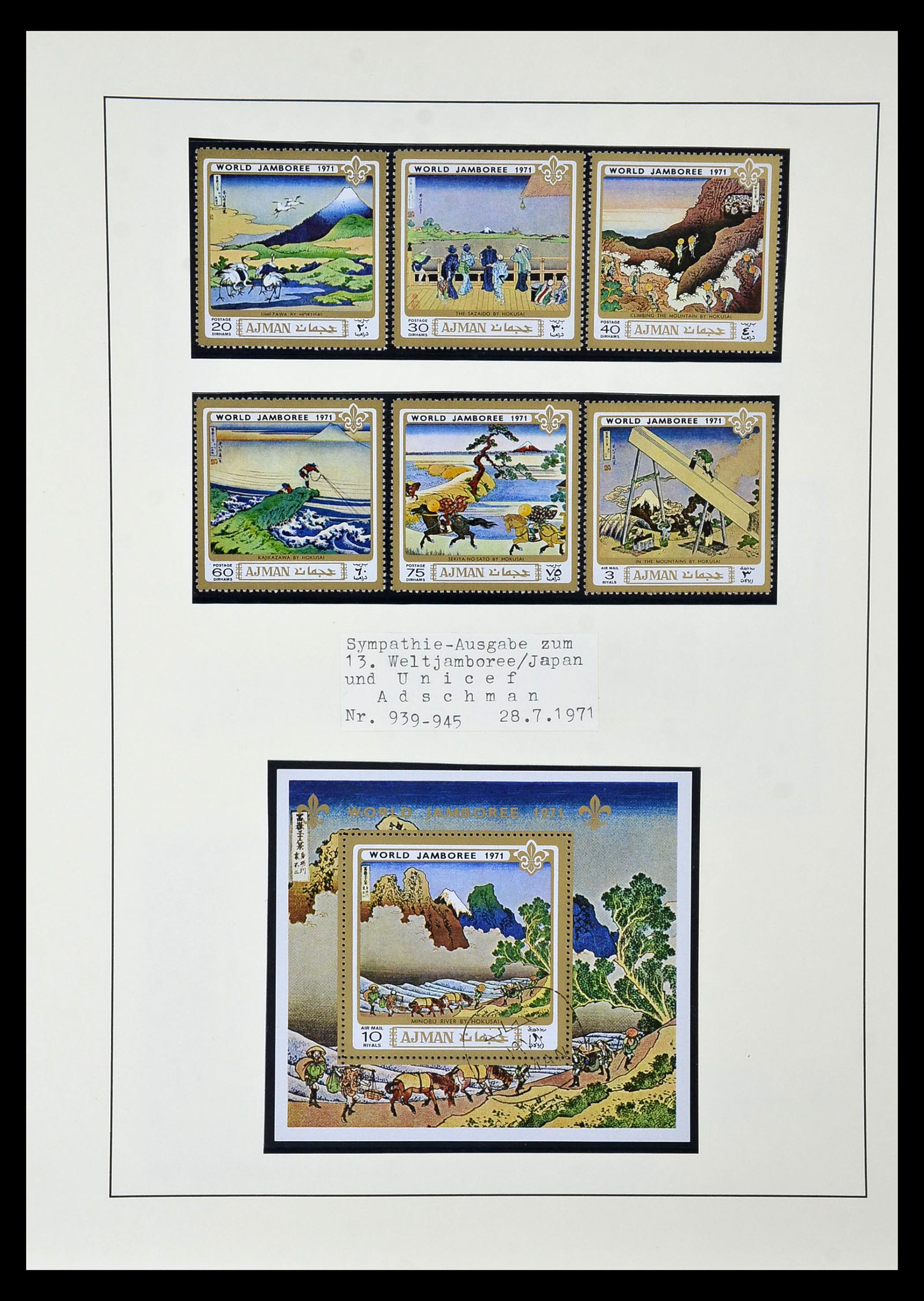 35069 085 - Postzegelverzameling 35069 Motief scouting 1925-2010.