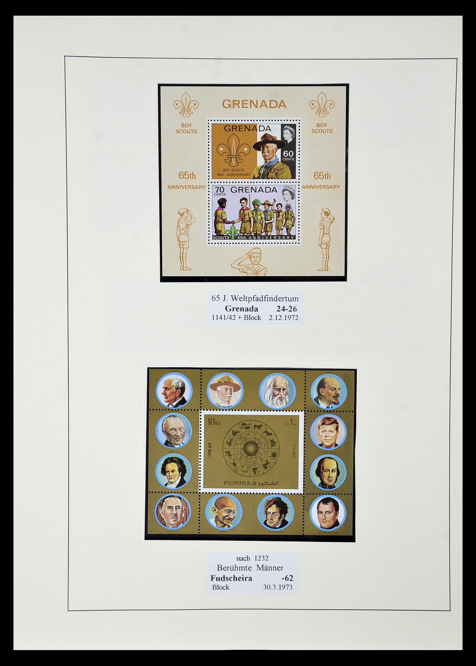 35069 111 - Postzegelverzameling 35069 Motief scouting 1925-2010.