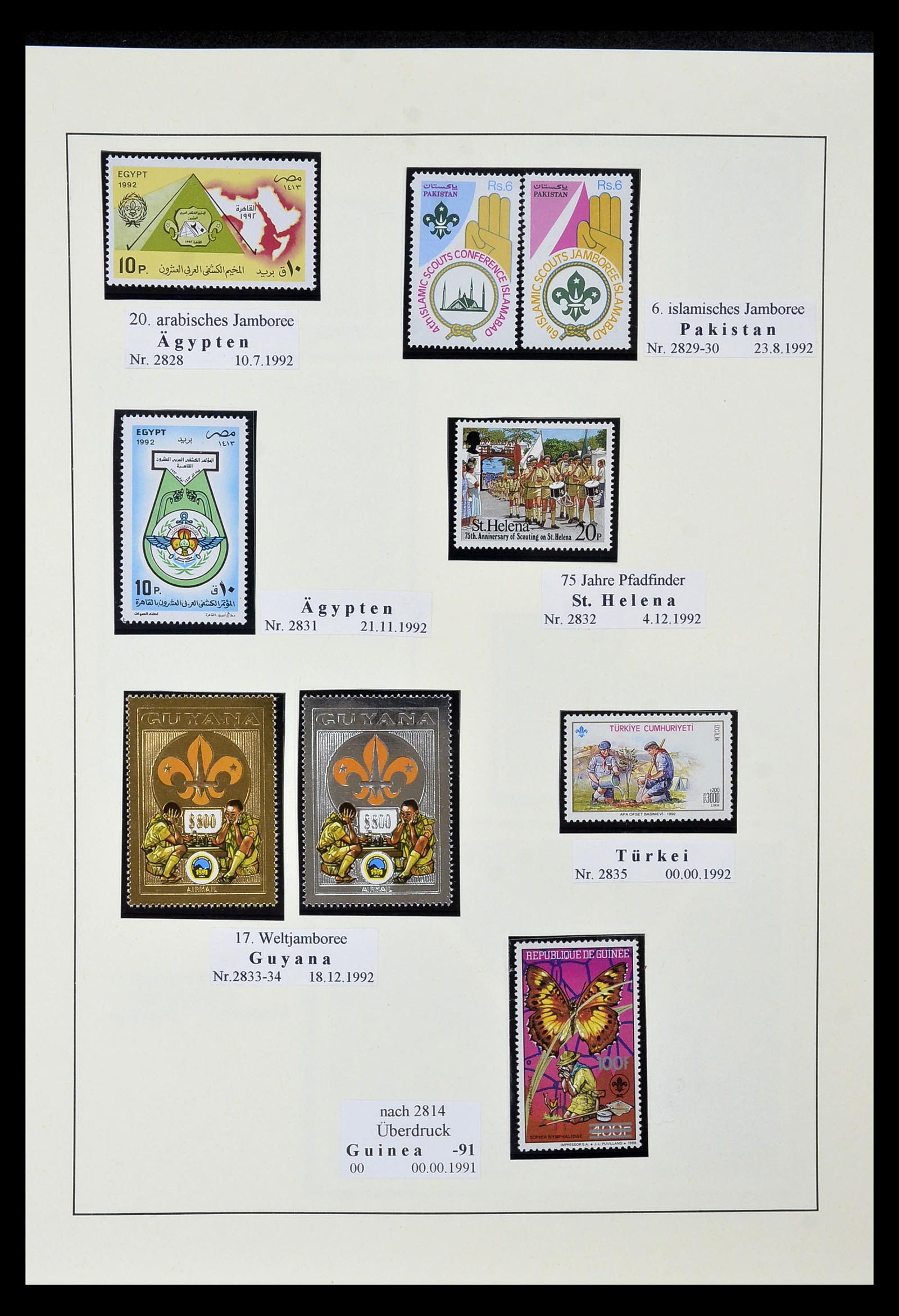 35069 507 - Postzegelverzameling 35069 Motief scouting 1925-2010.