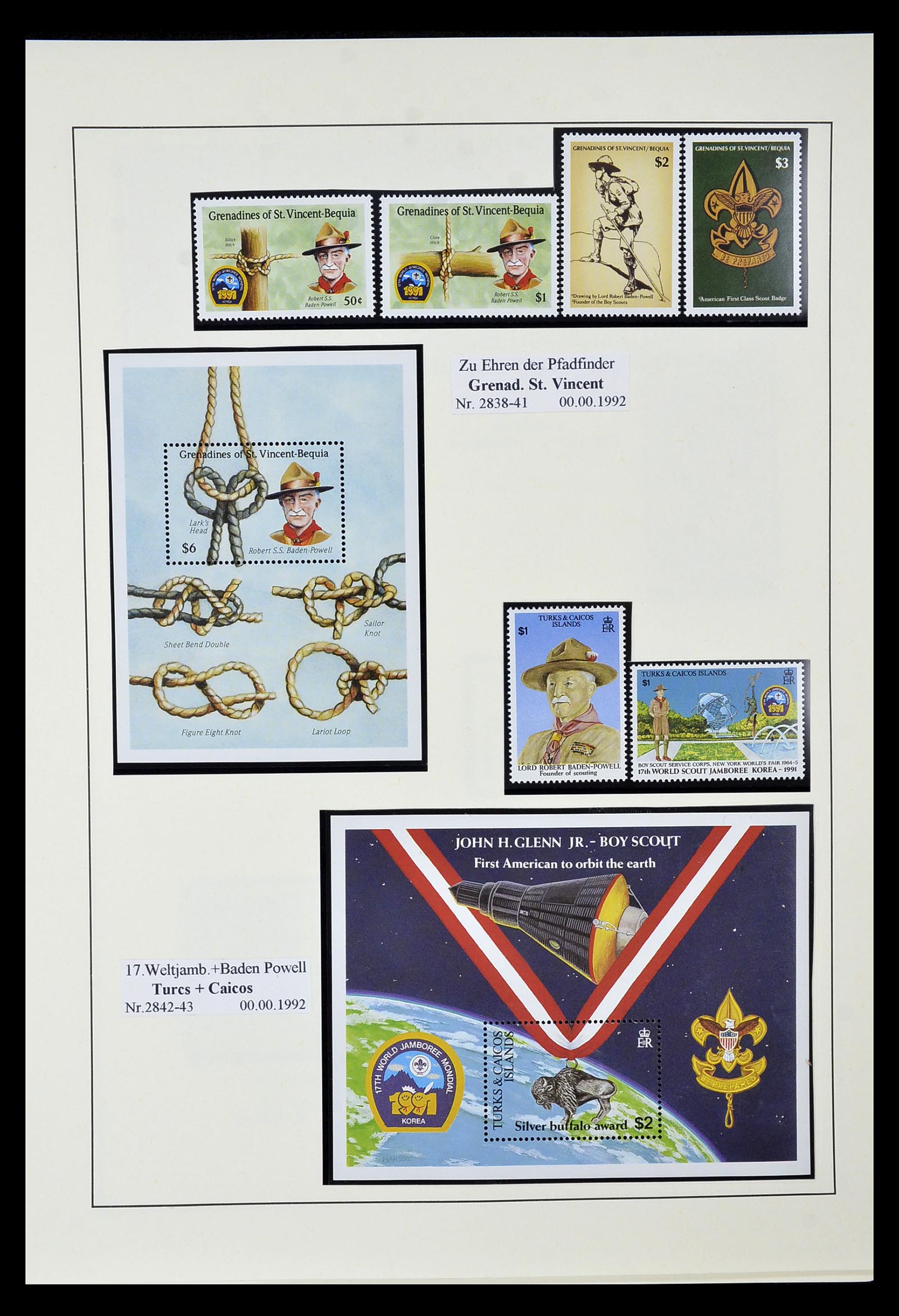 35069 508 - Postzegelverzameling 35069 Motief scouting 1925-2010.