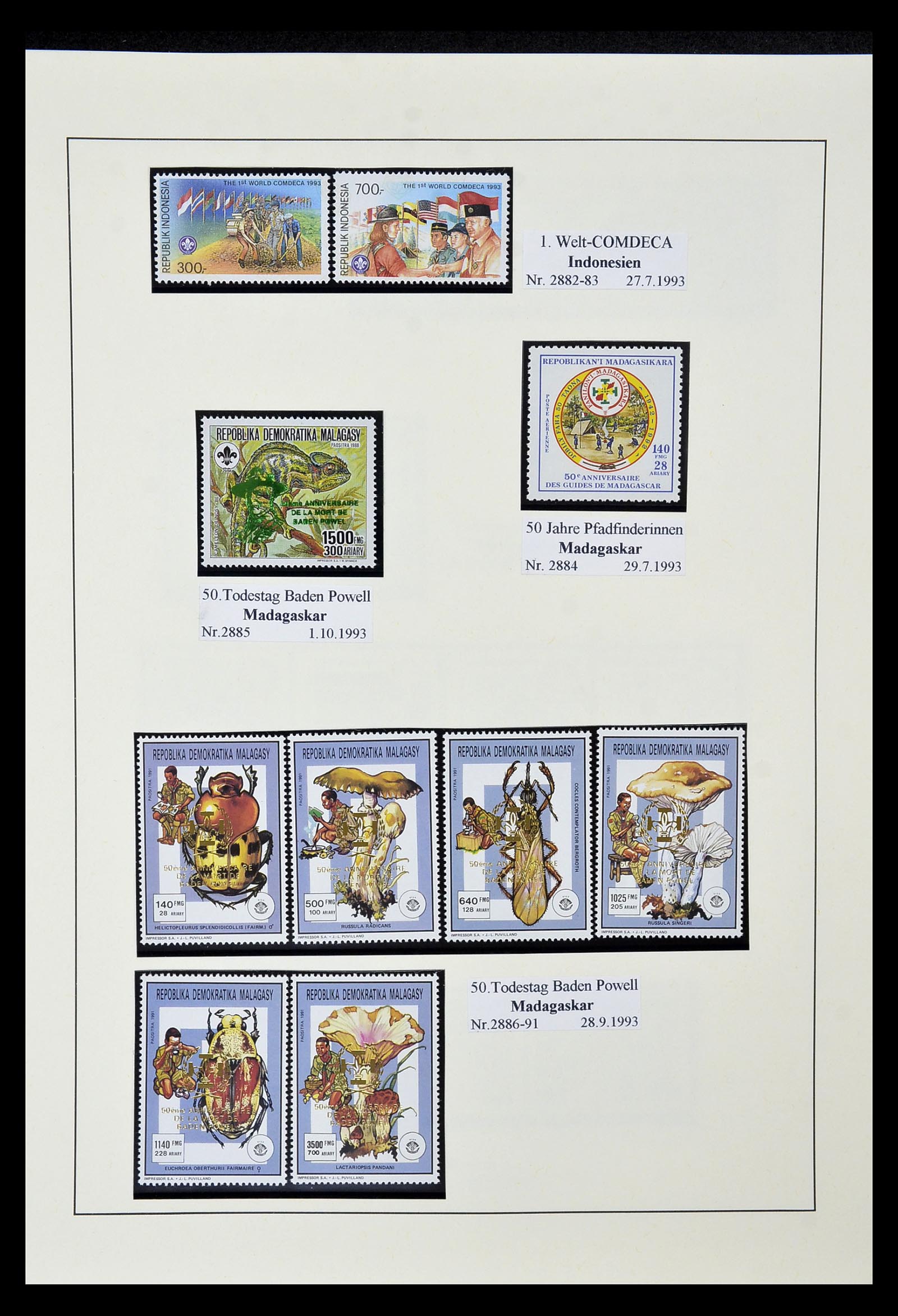 35069 511 - Postzegelverzameling 35069 Motief scouting 1925-2010.