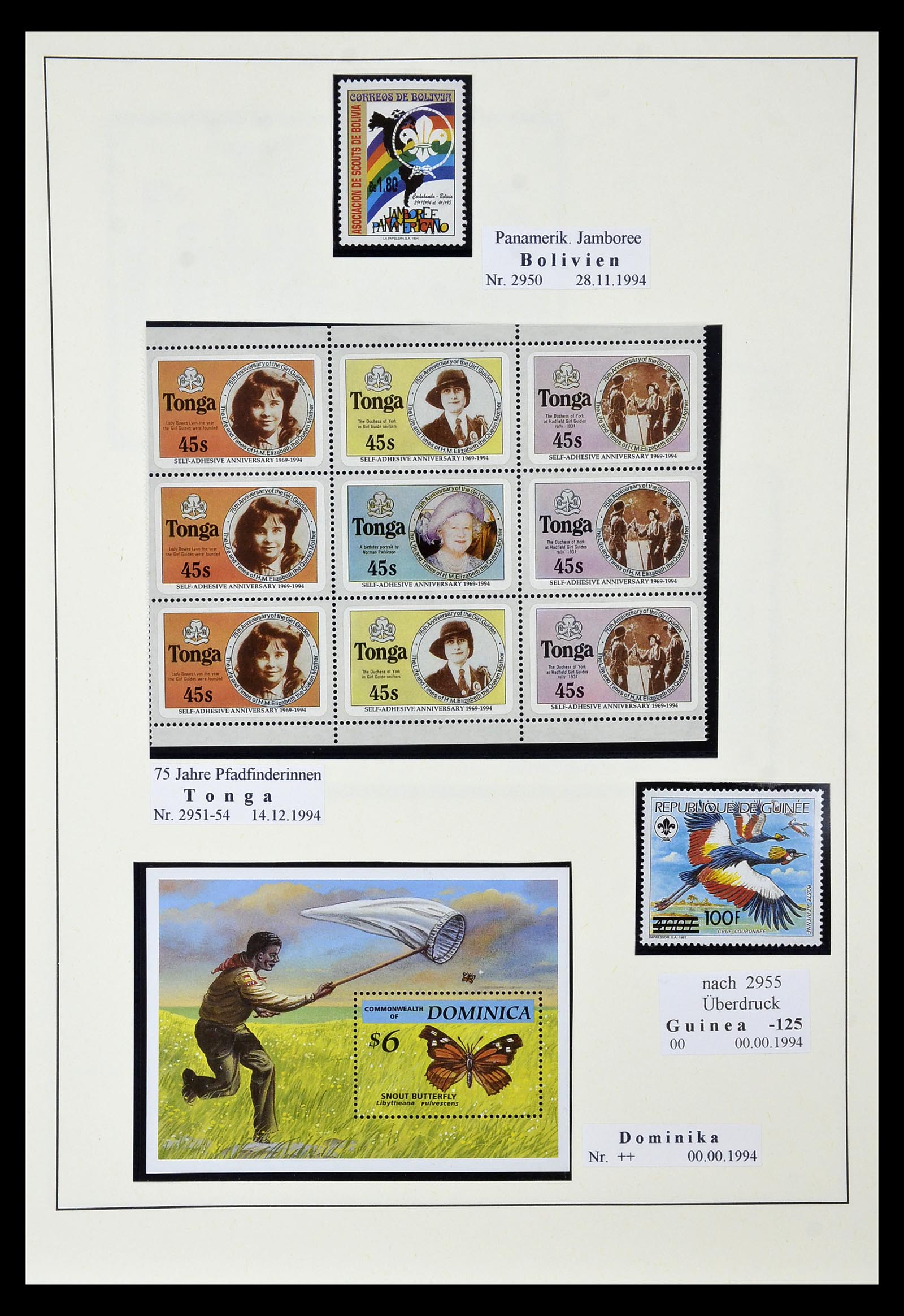 35069 517 - Postzegelverzameling 35069 Motief scouting 1925-2010.