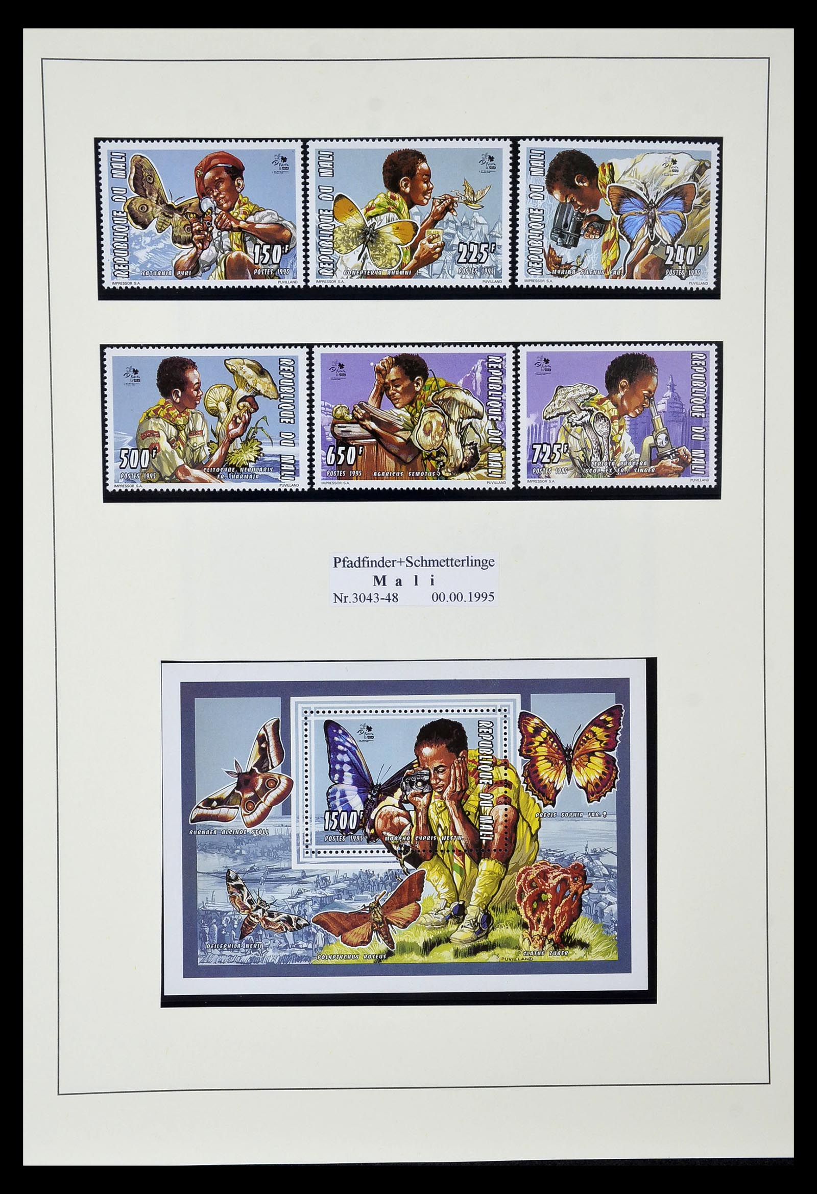 35069 528 - Postzegelverzameling 35069 Motief scouting 1925-2010.