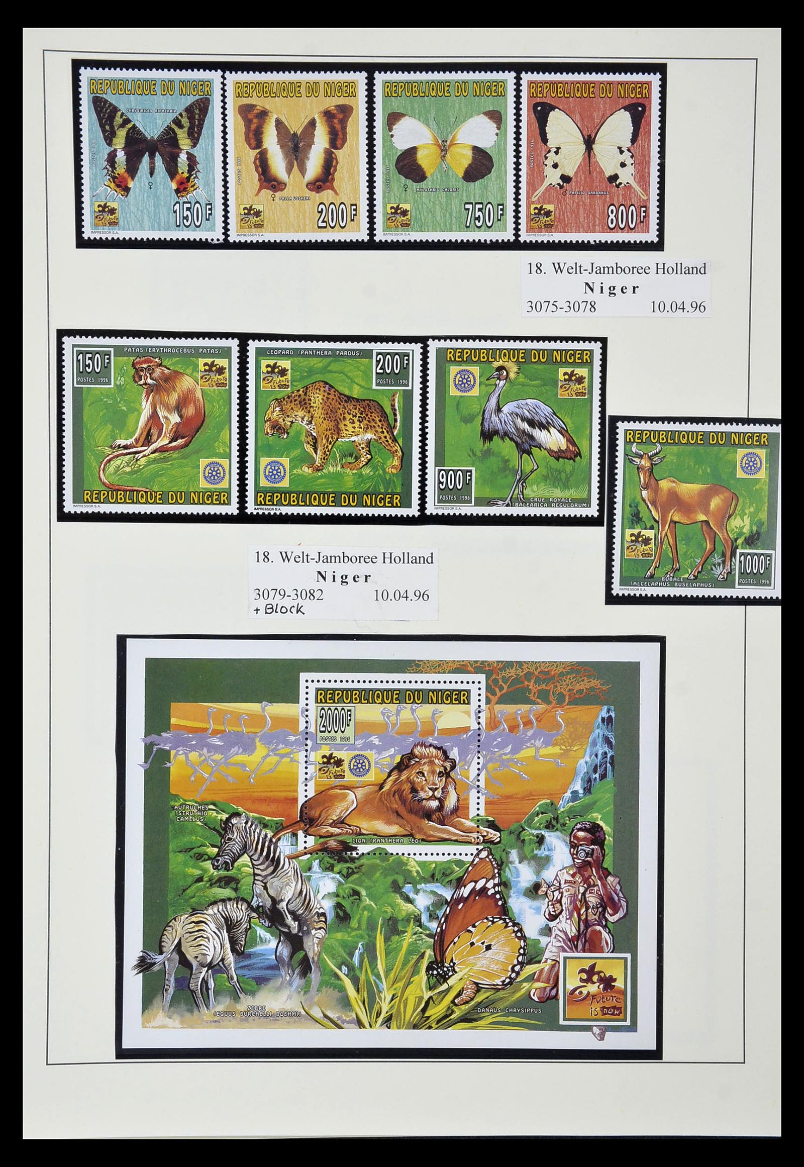 35069 535 - Postzegelverzameling 35069 Motief scouting 1925-2010.