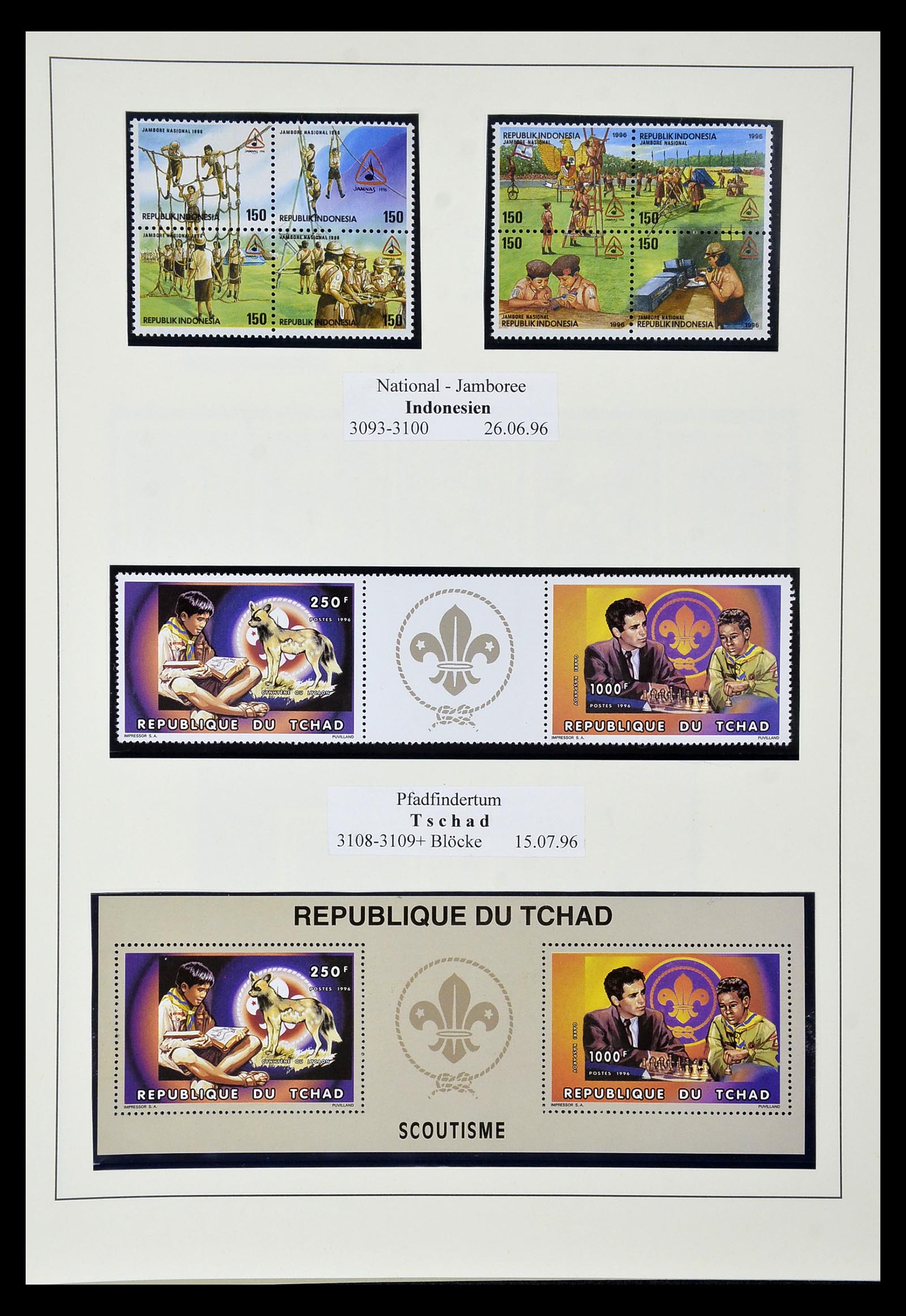 35069 538 - Postzegelverzameling 35069 Motief scouting 1925-2010.