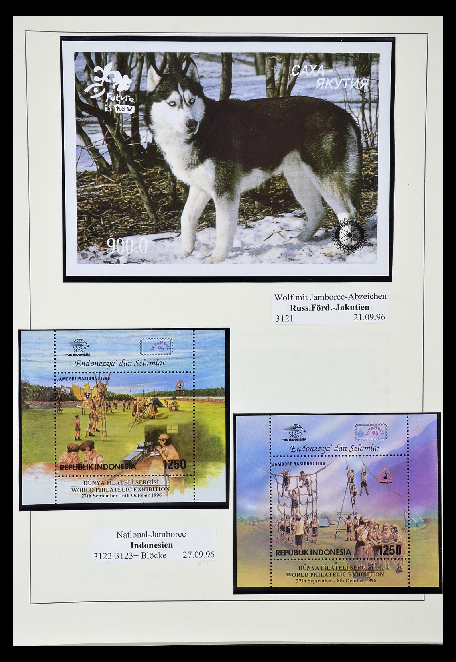 35069 541 - Postzegelverzameling 35069 Motief scouting 1925-2010.