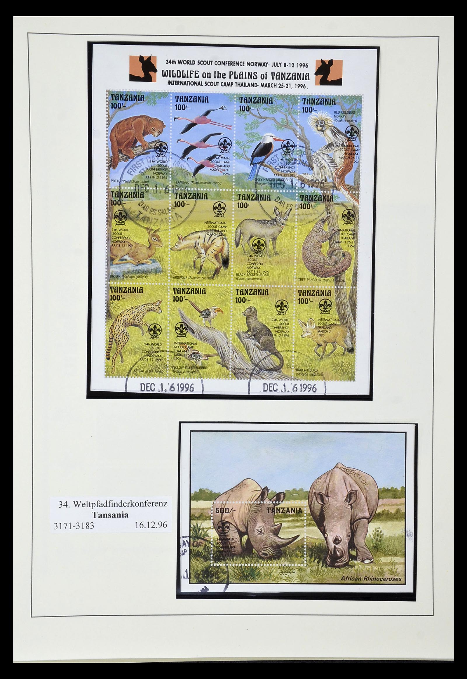 35069 547 - Postzegelverzameling 35069 Motief scouting 1925-2010.
