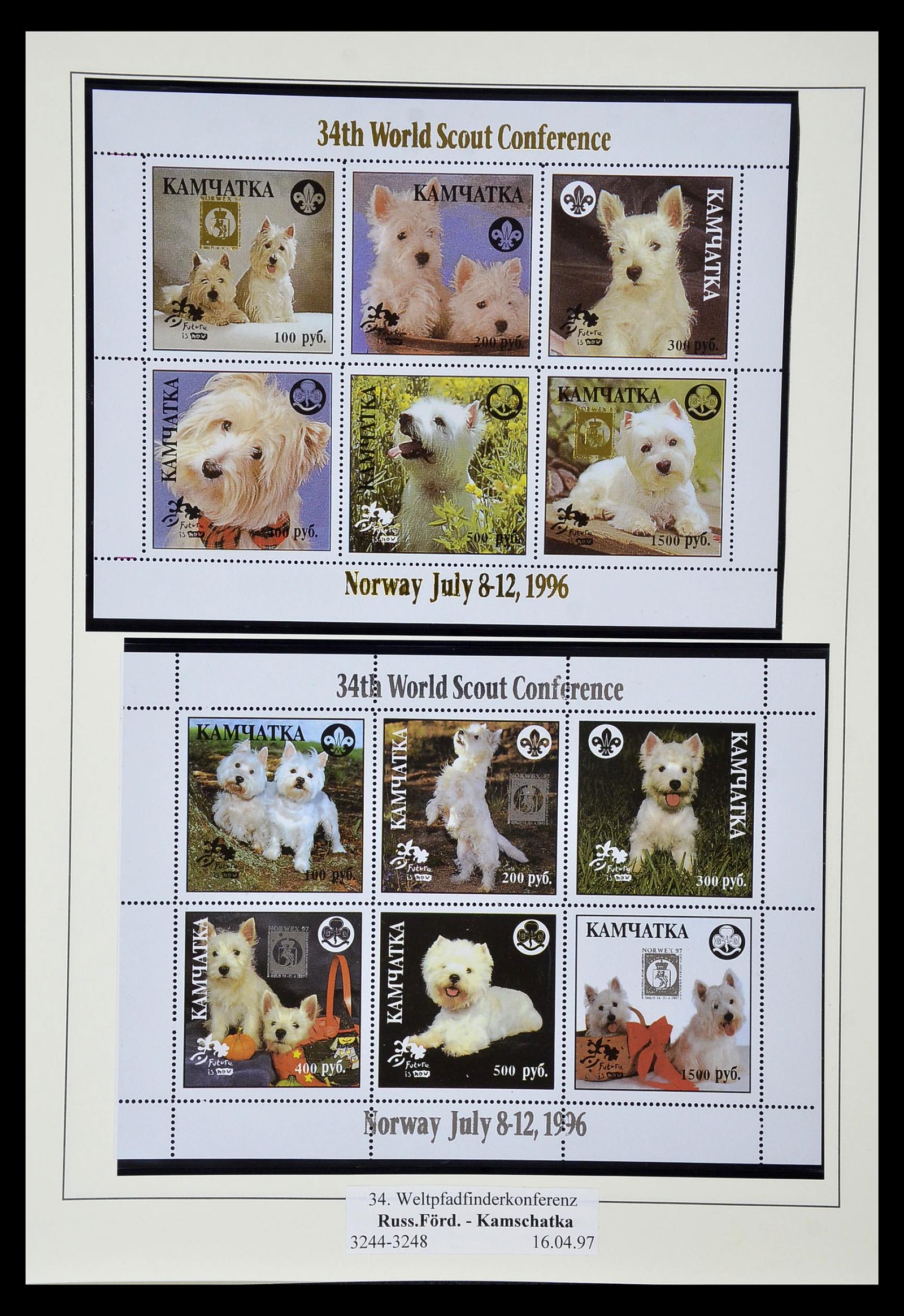 35069 554 - Postzegelverzameling 35069 Motief scouting 1925-2010.