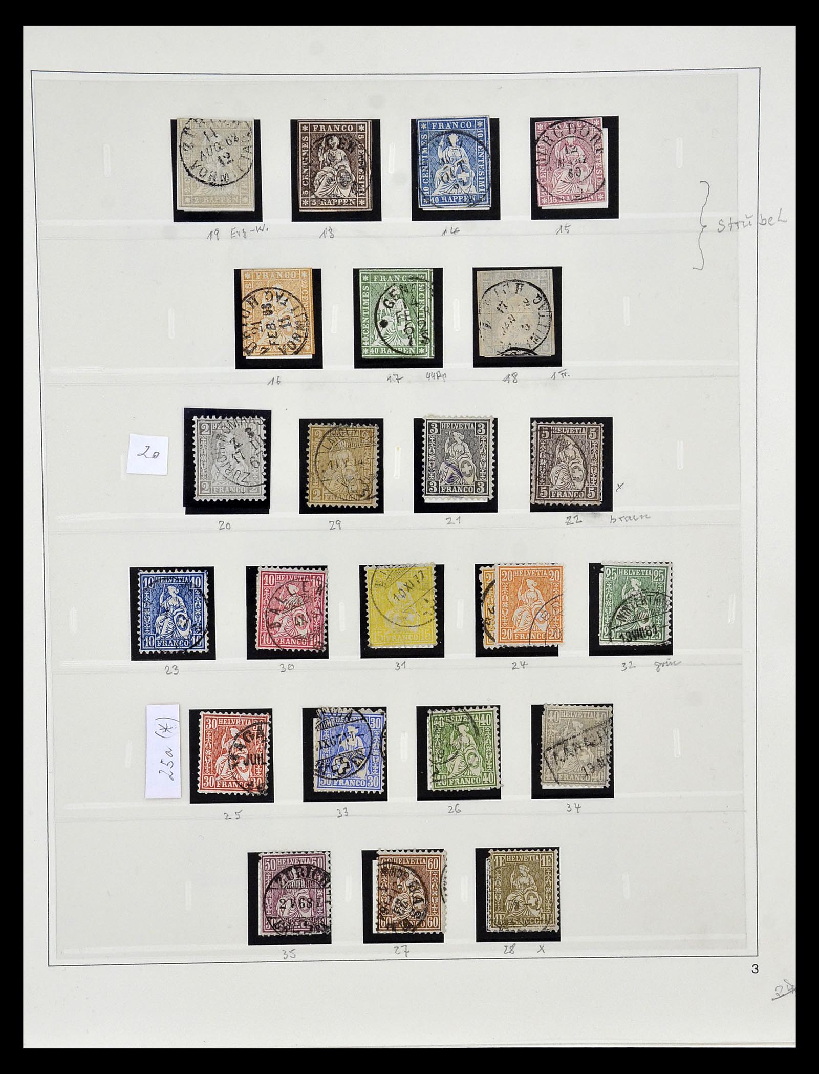 35072 002 - Postzegelverzameling 35072 Zwitserland 1850-2005.