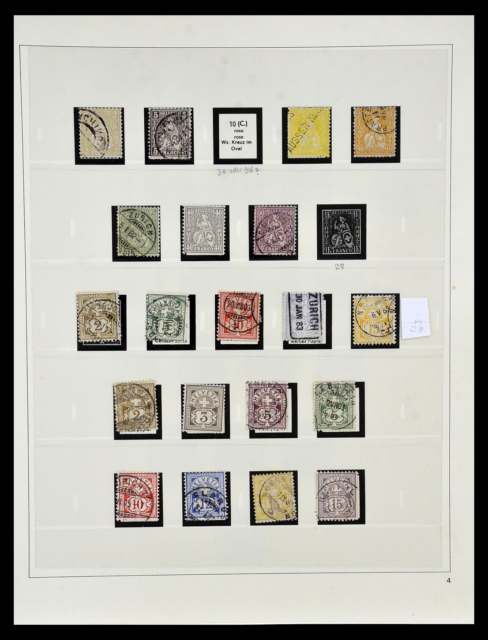 35072 003 - Postzegelverzameling 35072 Zwitserland 1850-2005.