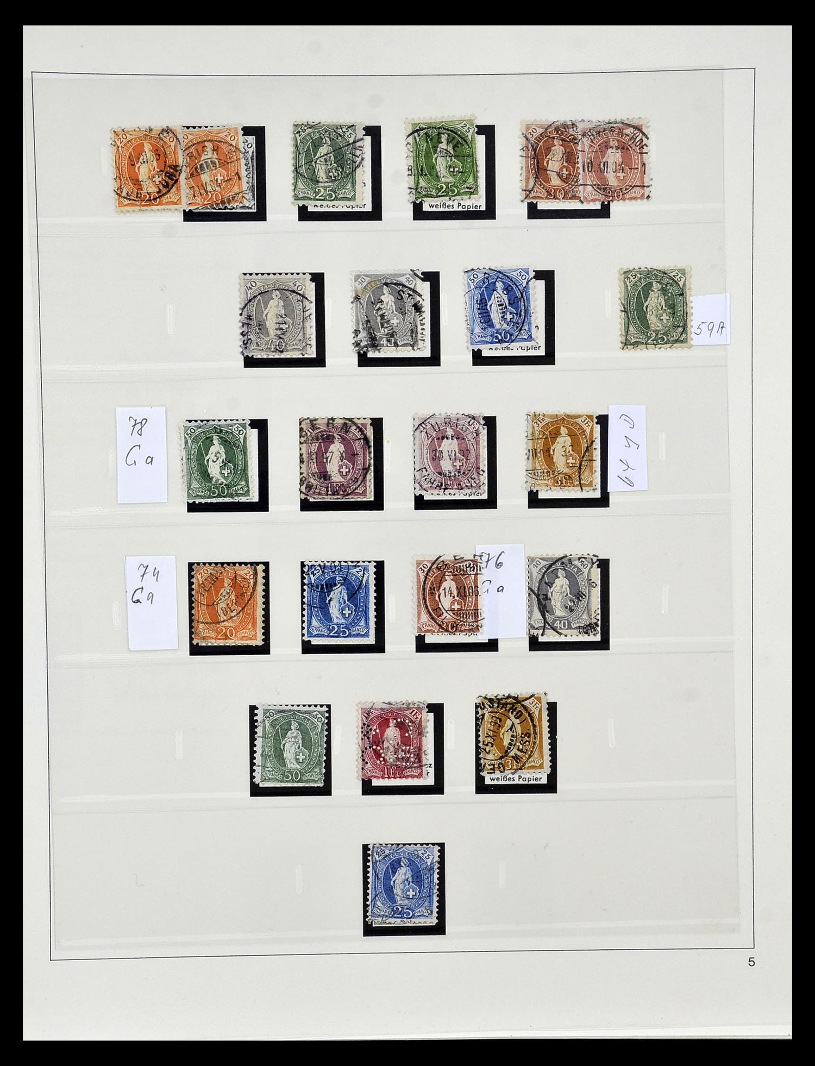 35072 004 - Postzegelverzameling 35072 Zwitserland 1850-2005.