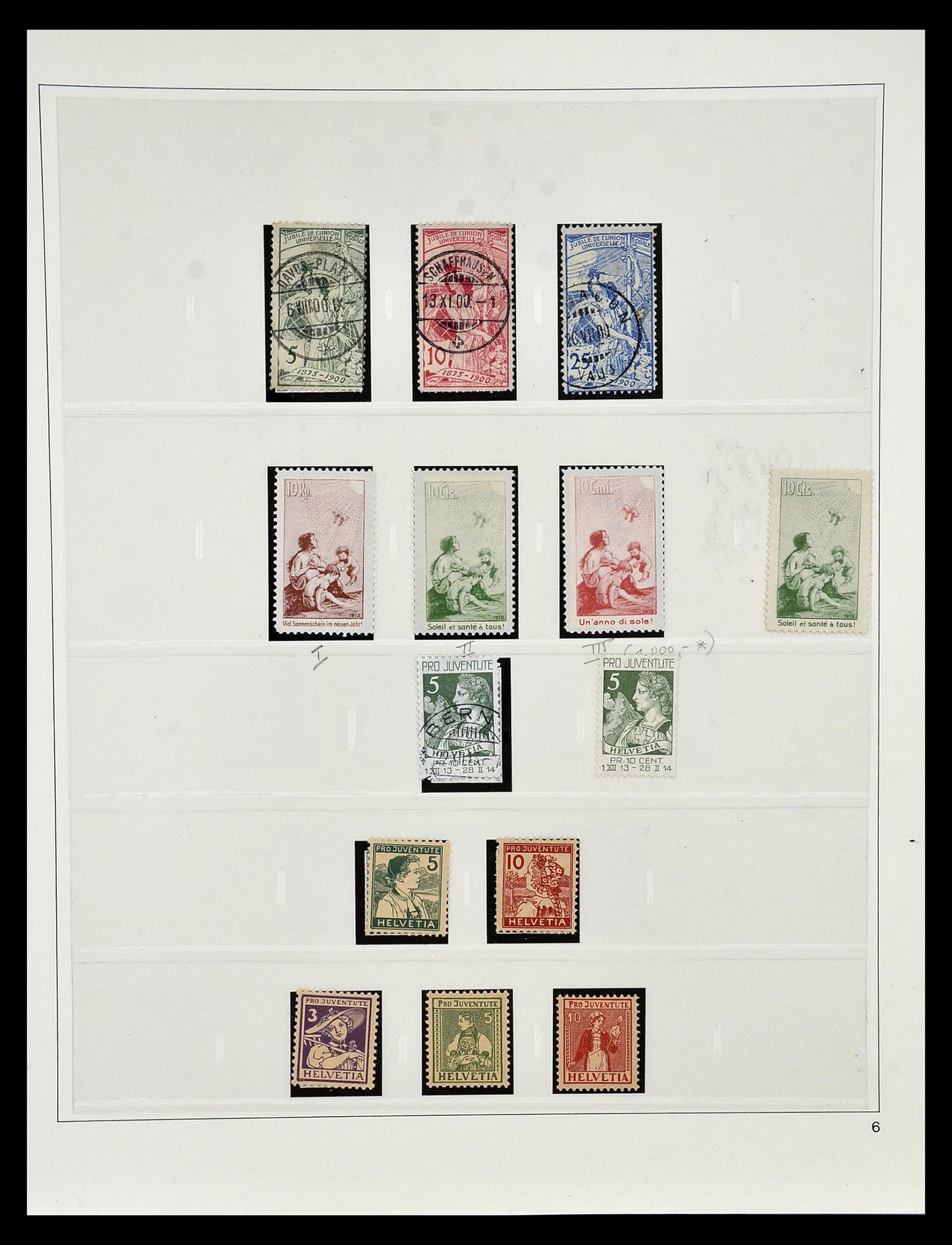 35072 005 - Postzegelverzameling 35072 Zwitserland 1850-2005.