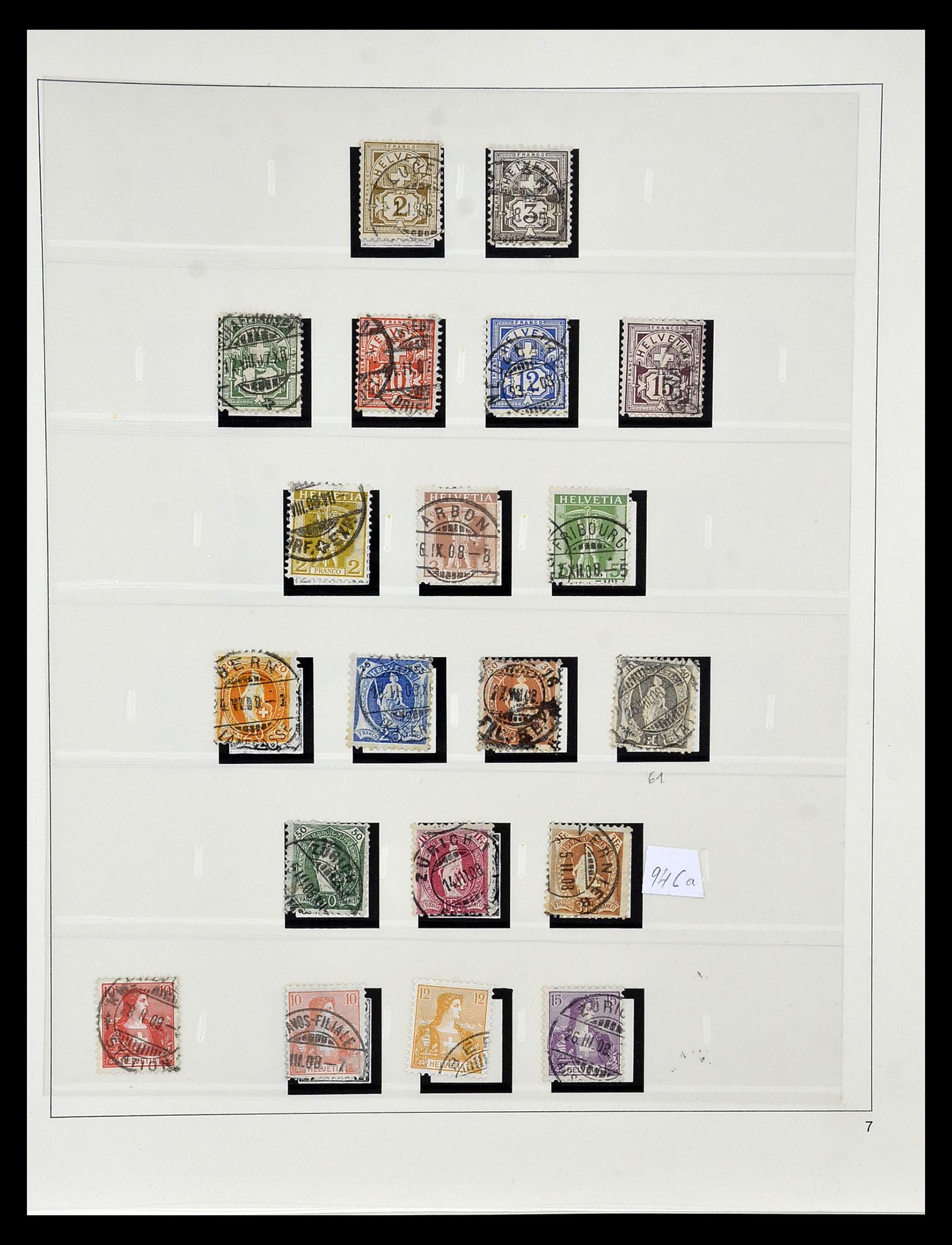 35072 007 - Postzegelverzameling 35072 Zwitserland 1850-2005.