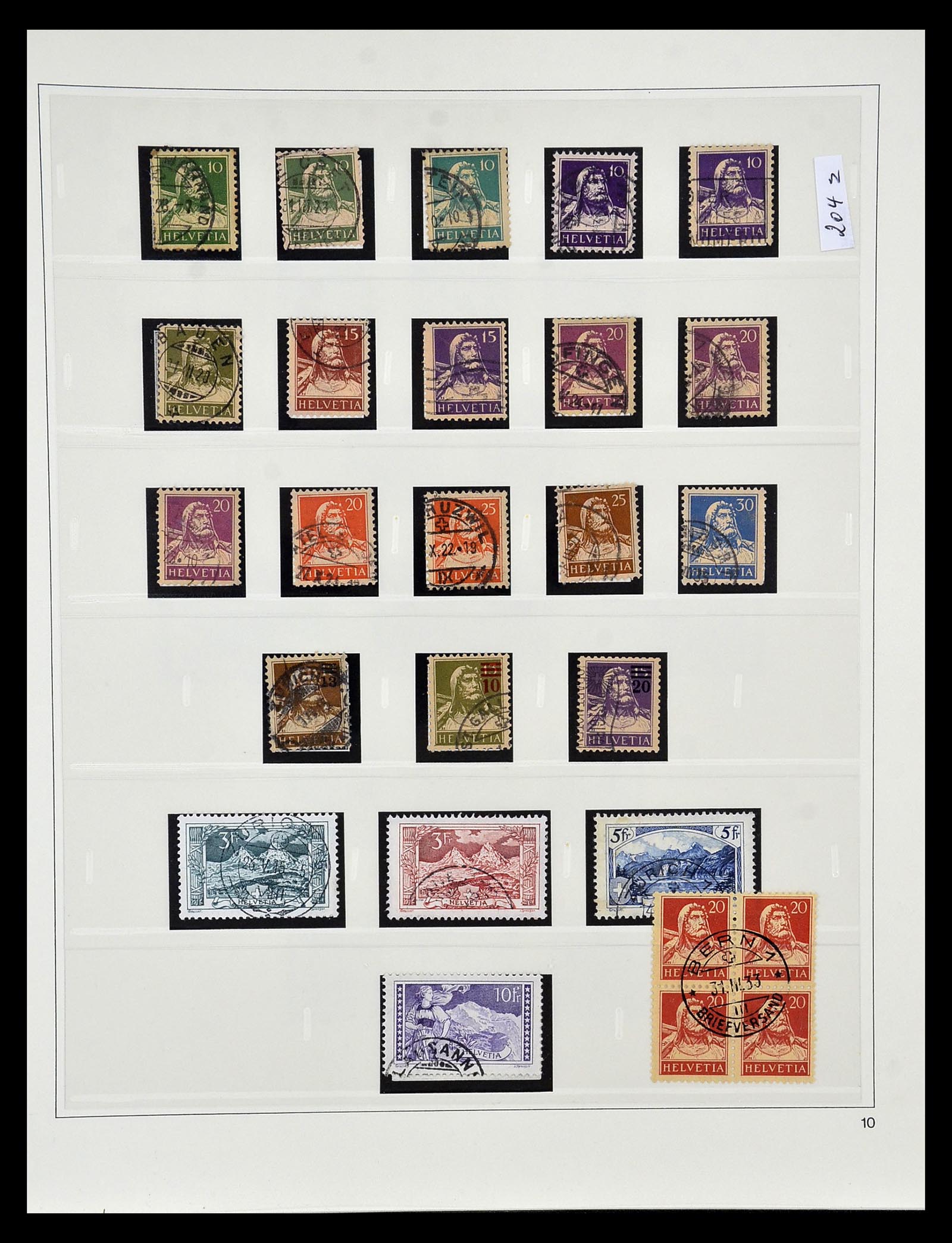 35072 010 - Stamp Collection 35072 Switzerland 1850-2005.