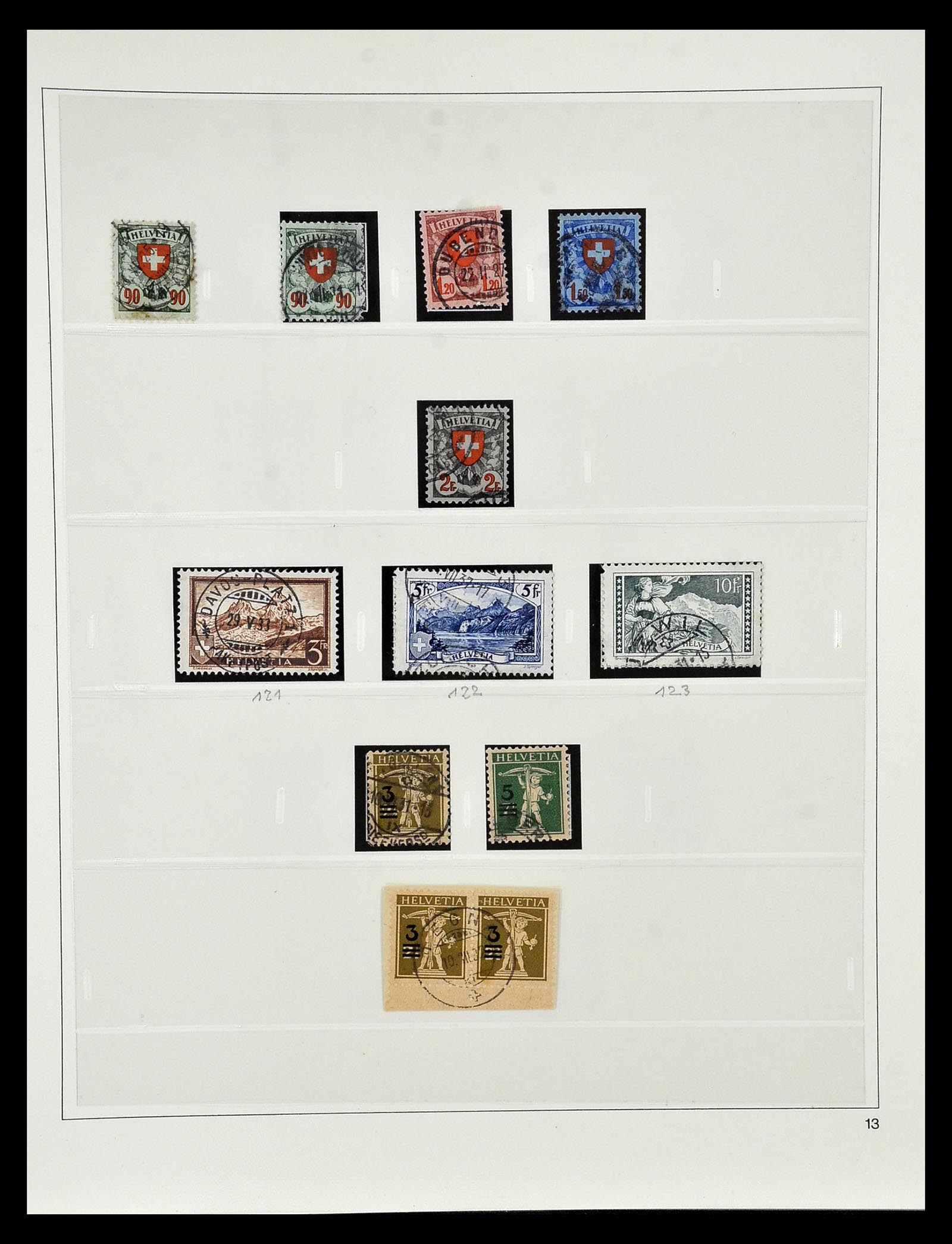 35072 013 - Postzegelverzameling 35072 Zwitserland 1850-2005.