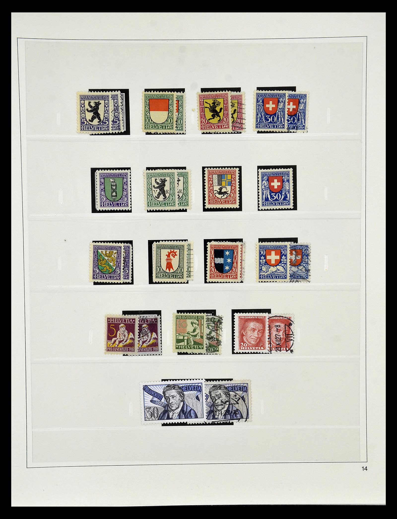 35072 014 - Postzegelverzameling 35072 Zwitserland 1850-2005.