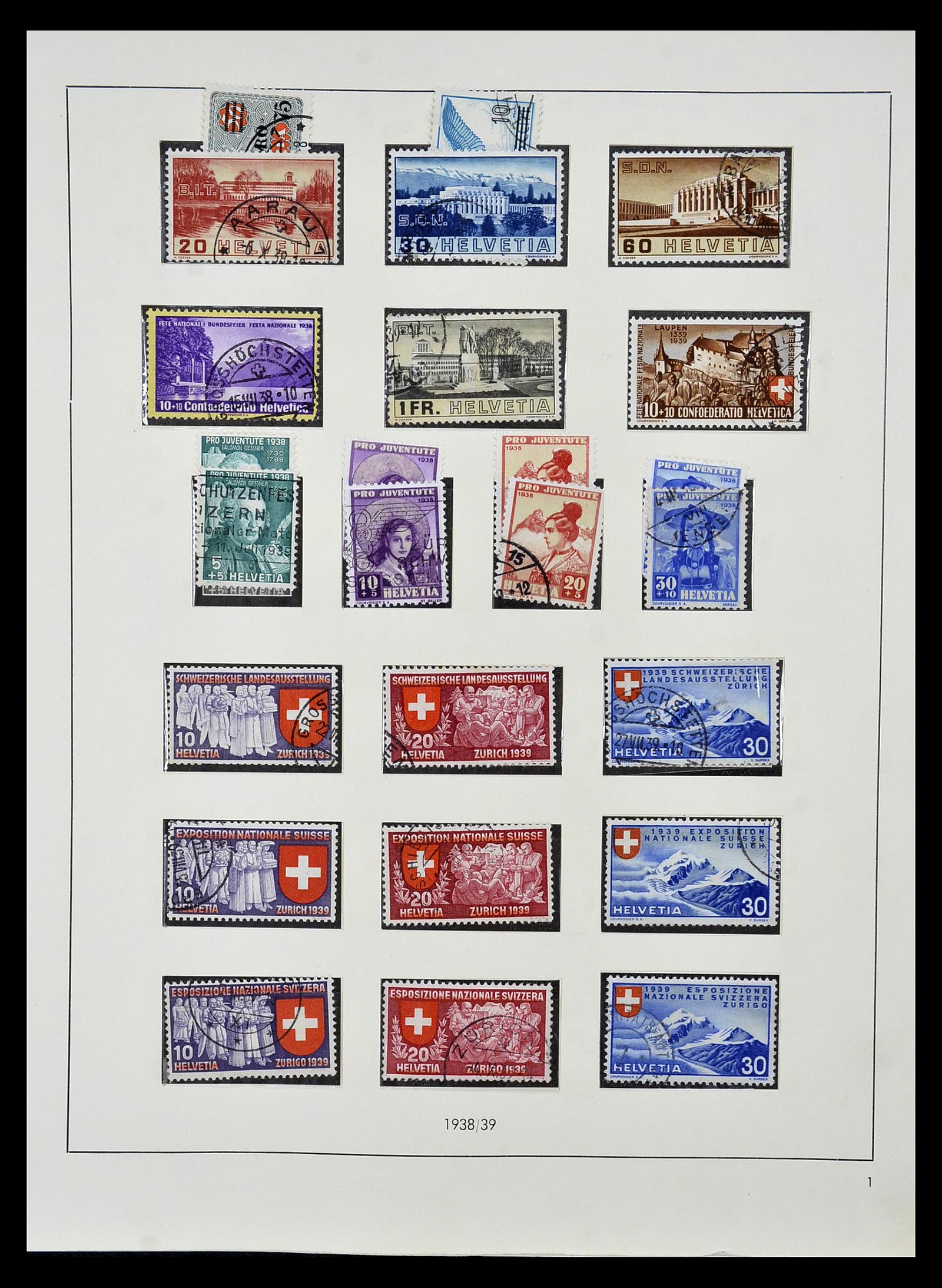 35072 024 - Stamp Collection 35072 Switzerland 1850-2005.