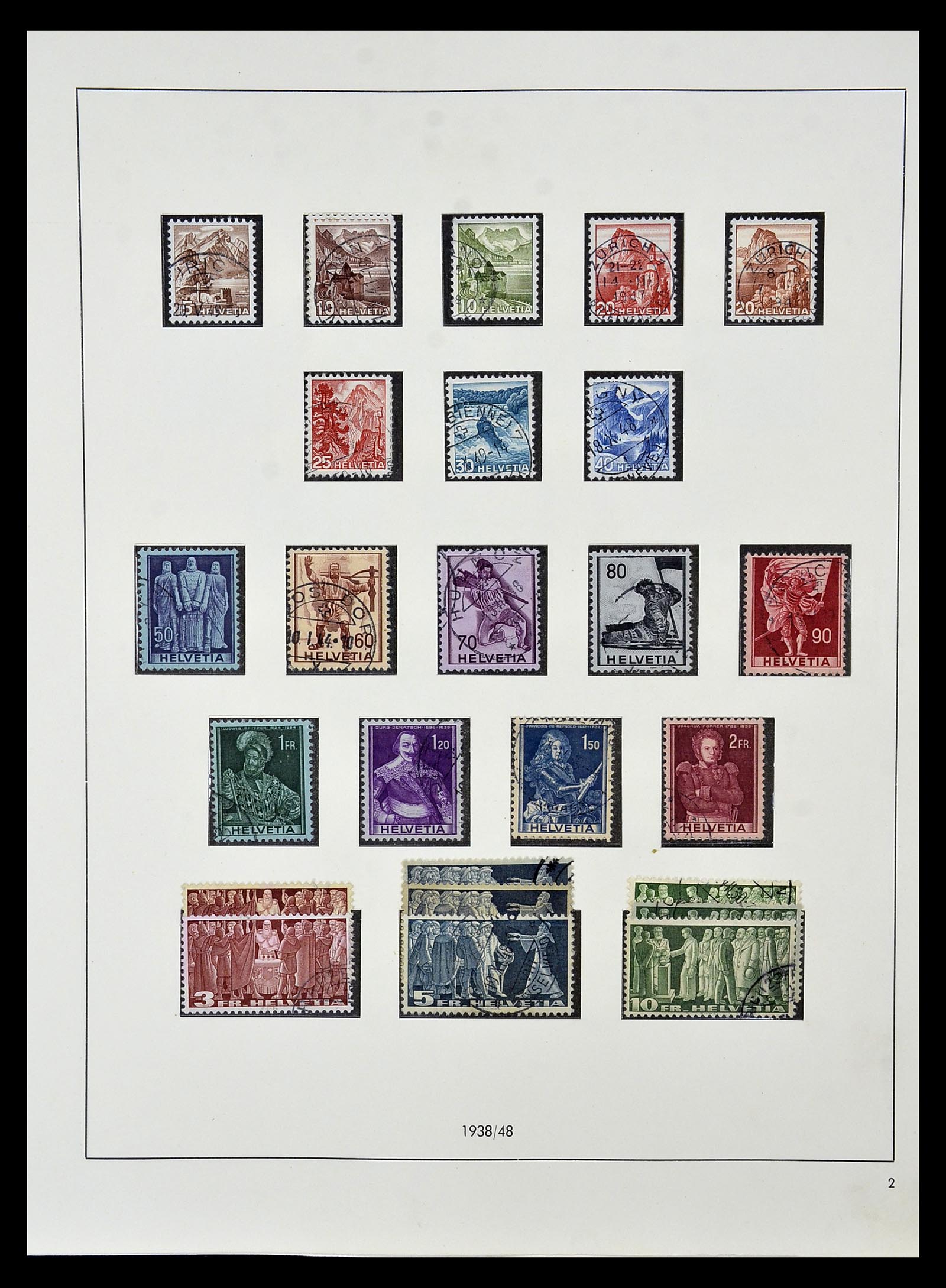 35072 025 - Stamp Collection 35072 Switzerland 1850-2005.