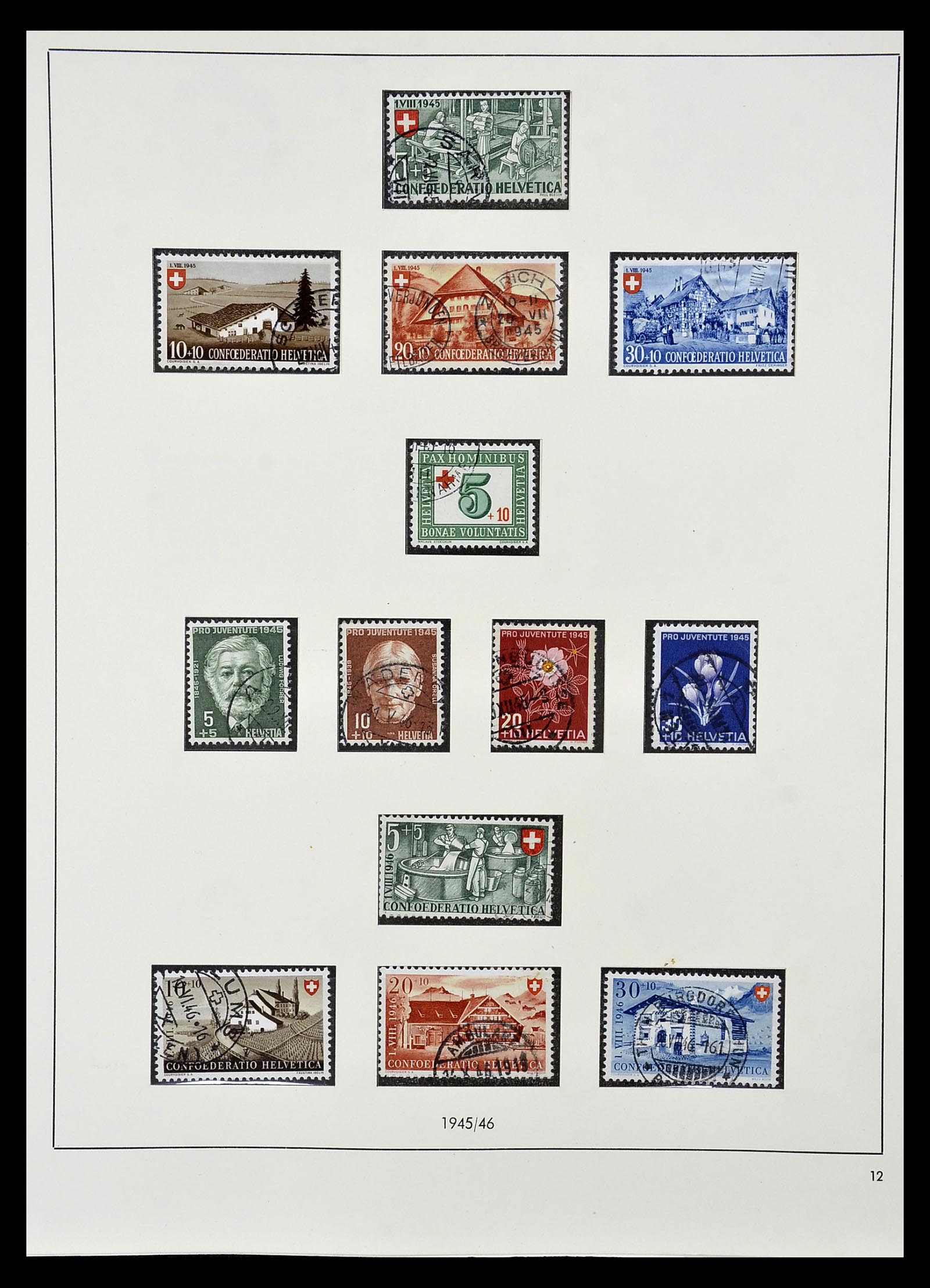 35072 036 - Stamp Collection 35072 Switzerland 1850-2005.