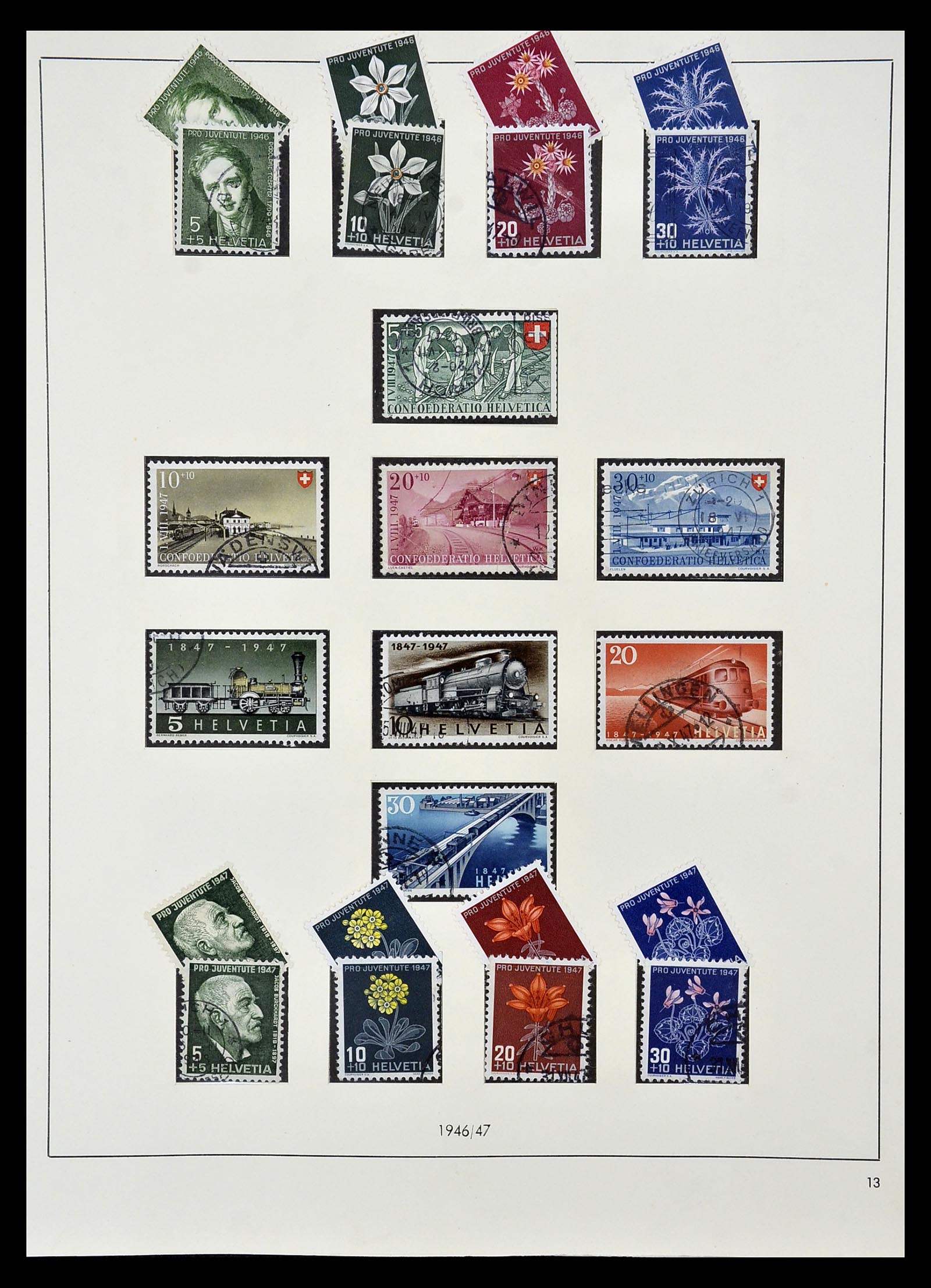35072 037 - Stamp Collection 35072 Switzerland 1850-2005.