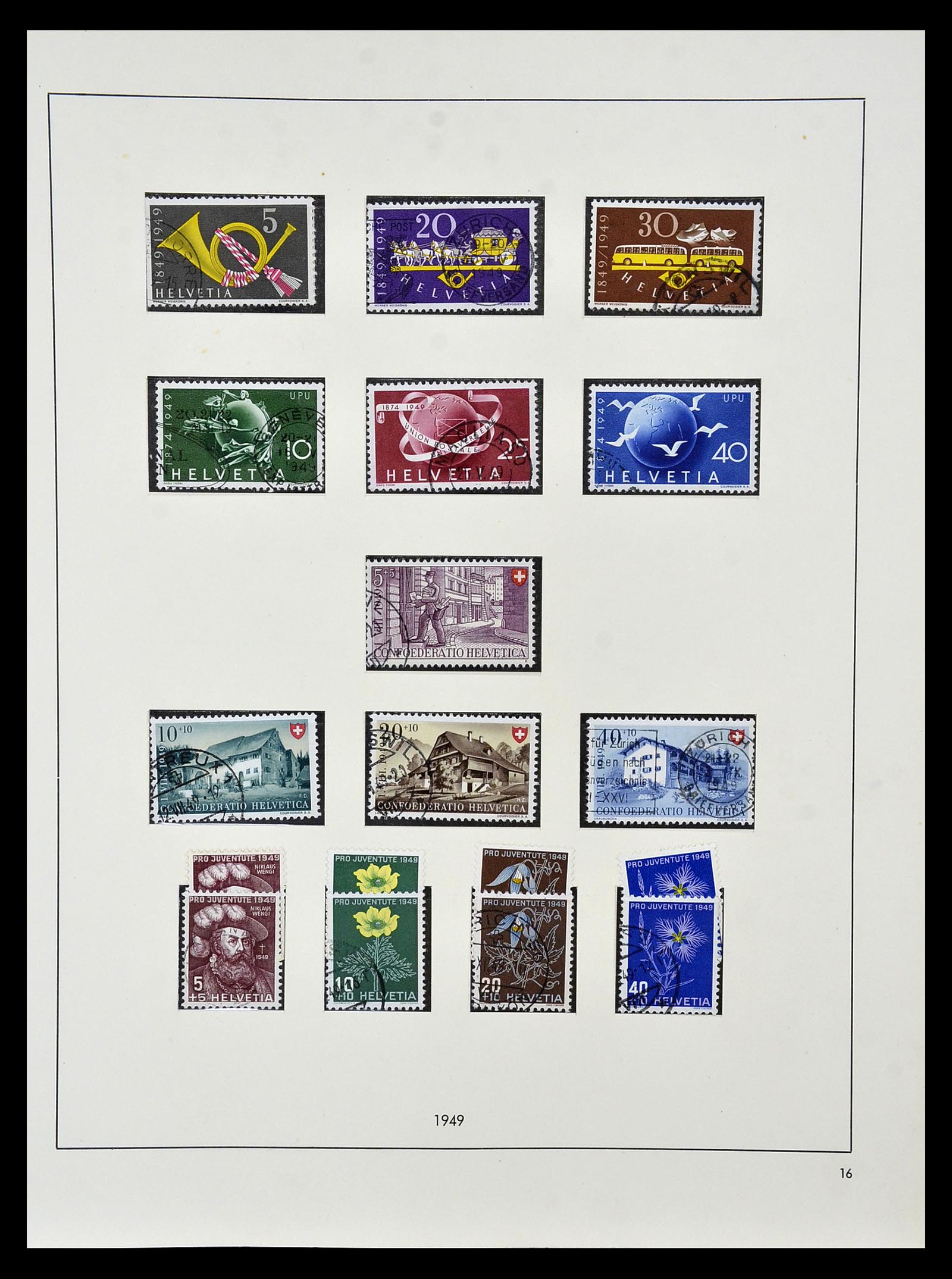 35072 041 - Stamp Collection 35072 Switzerland 1850-2005.