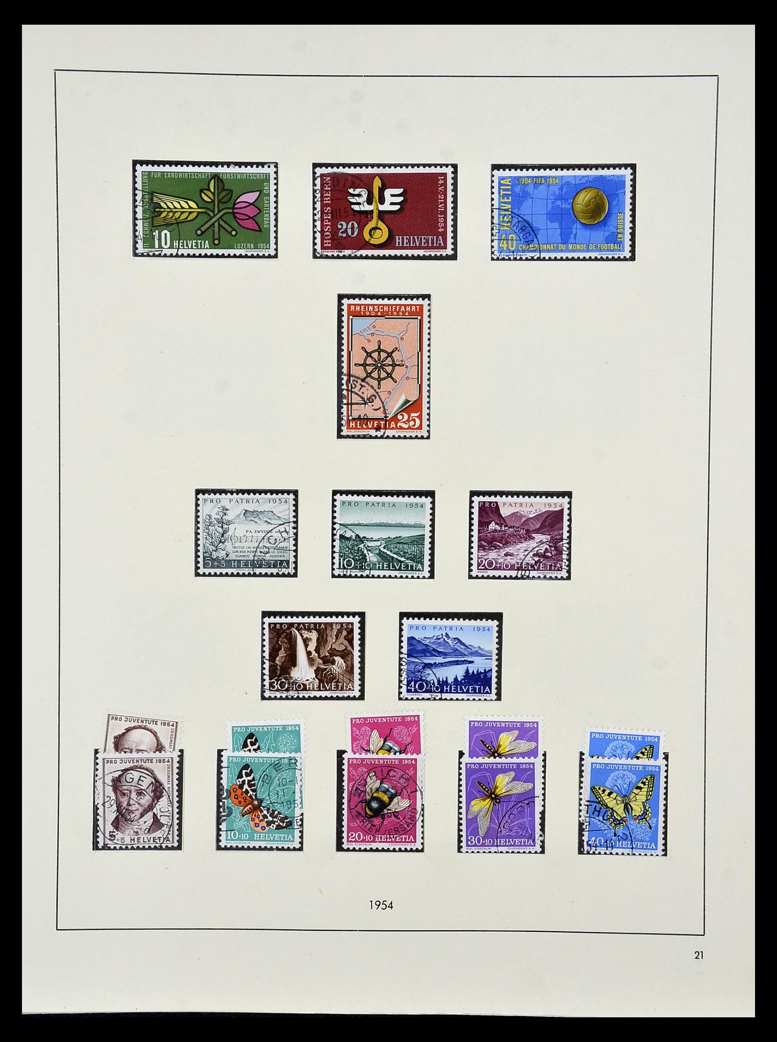 35072 046 - Stamp Collection 35072 Switzerland 1850-2005.
