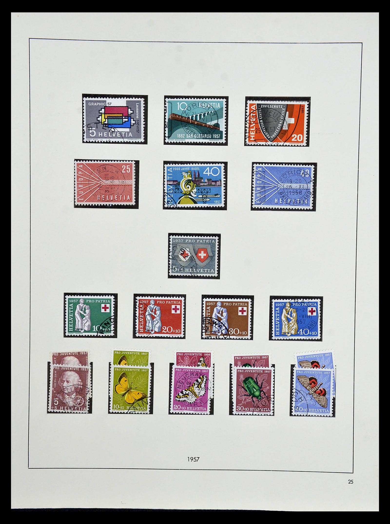 35072 050 - Stamp Collection 35072 Switzerland 1850-2005.