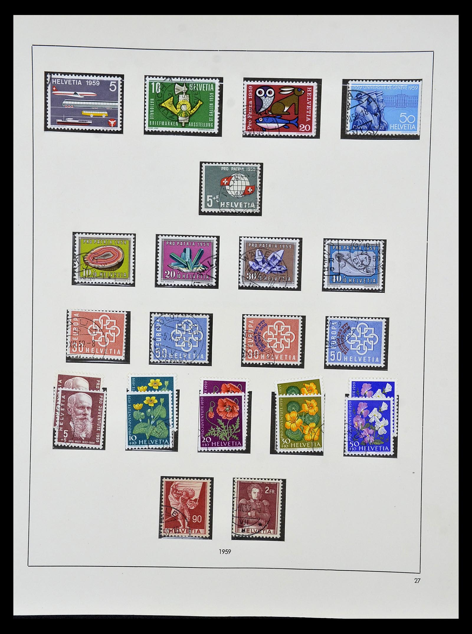 35072 052 - Stamp Collection 35072 Switzerland 1850-2005.