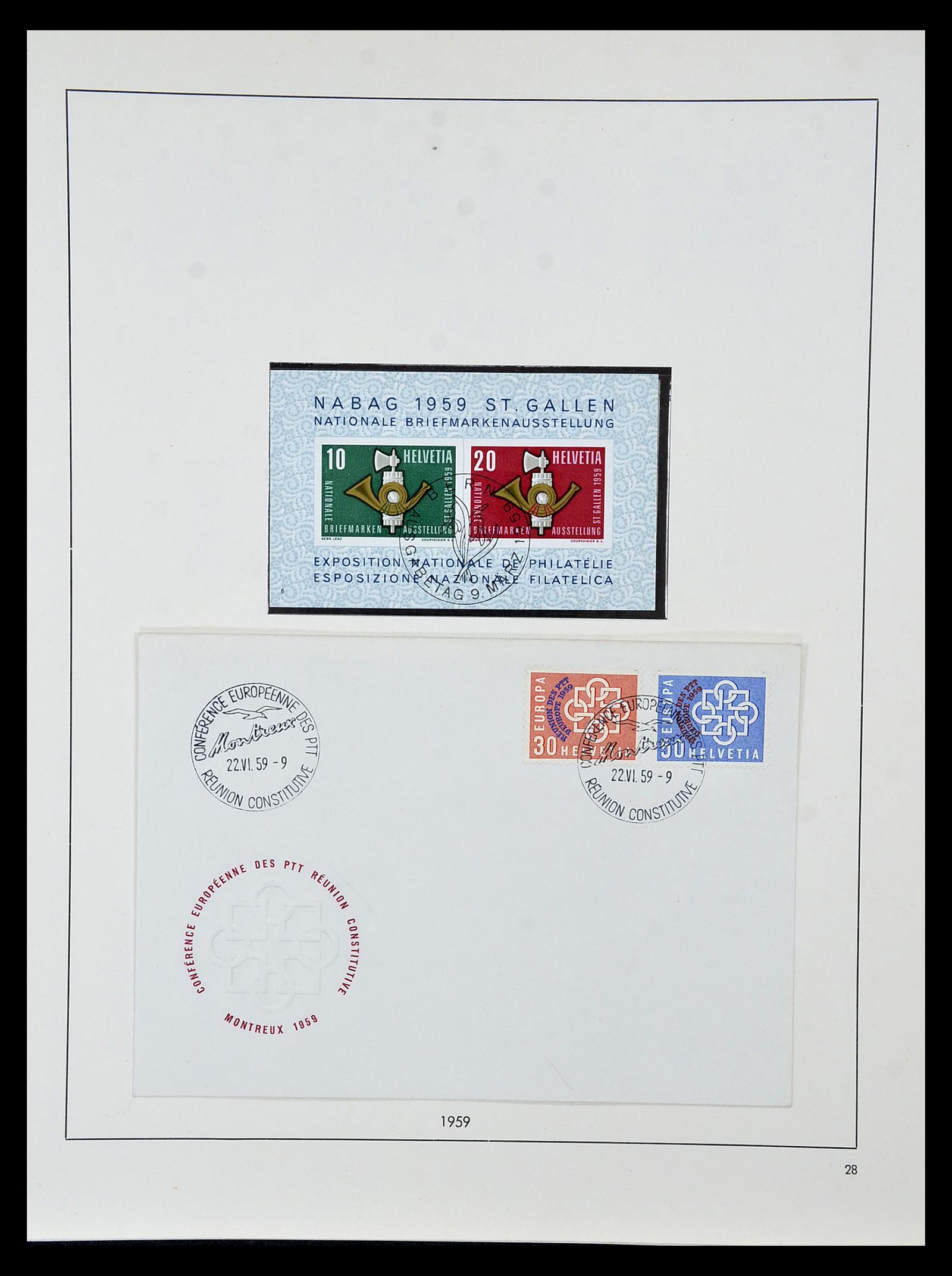 35072 053 - Stamp Collection 35072 Switzerland 1850-2005.