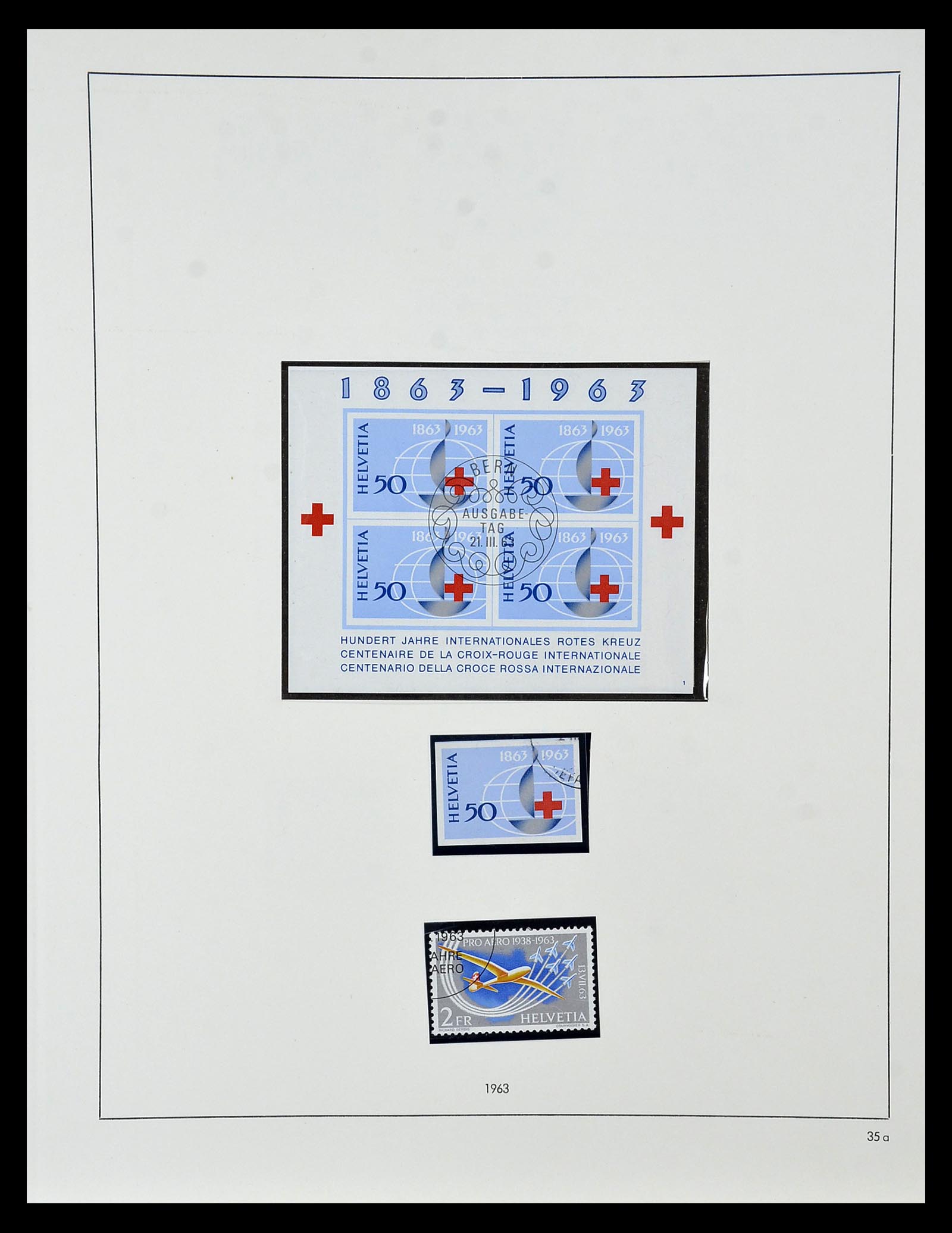 35072 062 - Stamp Collection 35072 Switzerland 1850-2005.