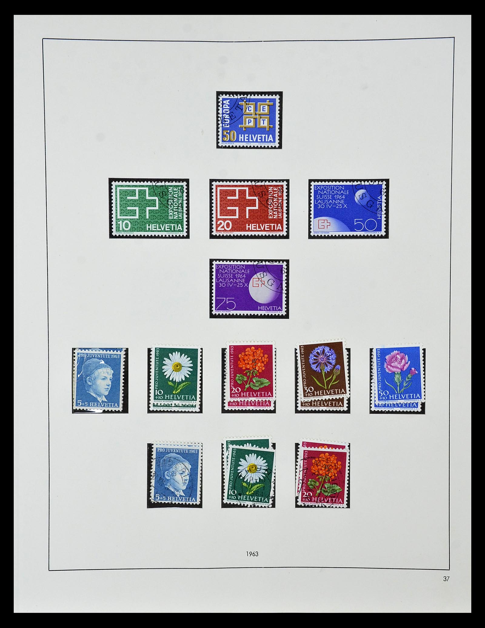 35072 064 - Stamp Collection 35072 Switzerland 1850-2005.