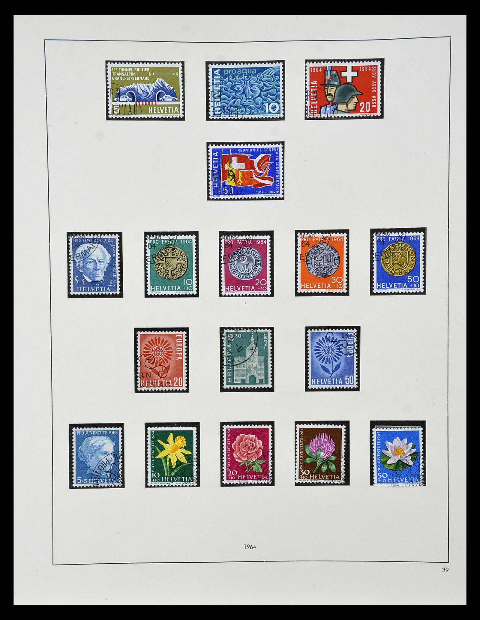 35072 066 - Stamp Collection 35072 Switzerland 1850-2005.