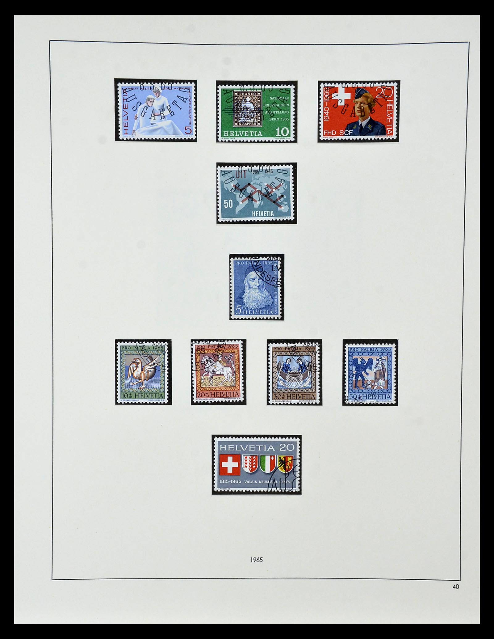 35072 067 - Stamp Collection 35072 Switzerland 1850-2005.