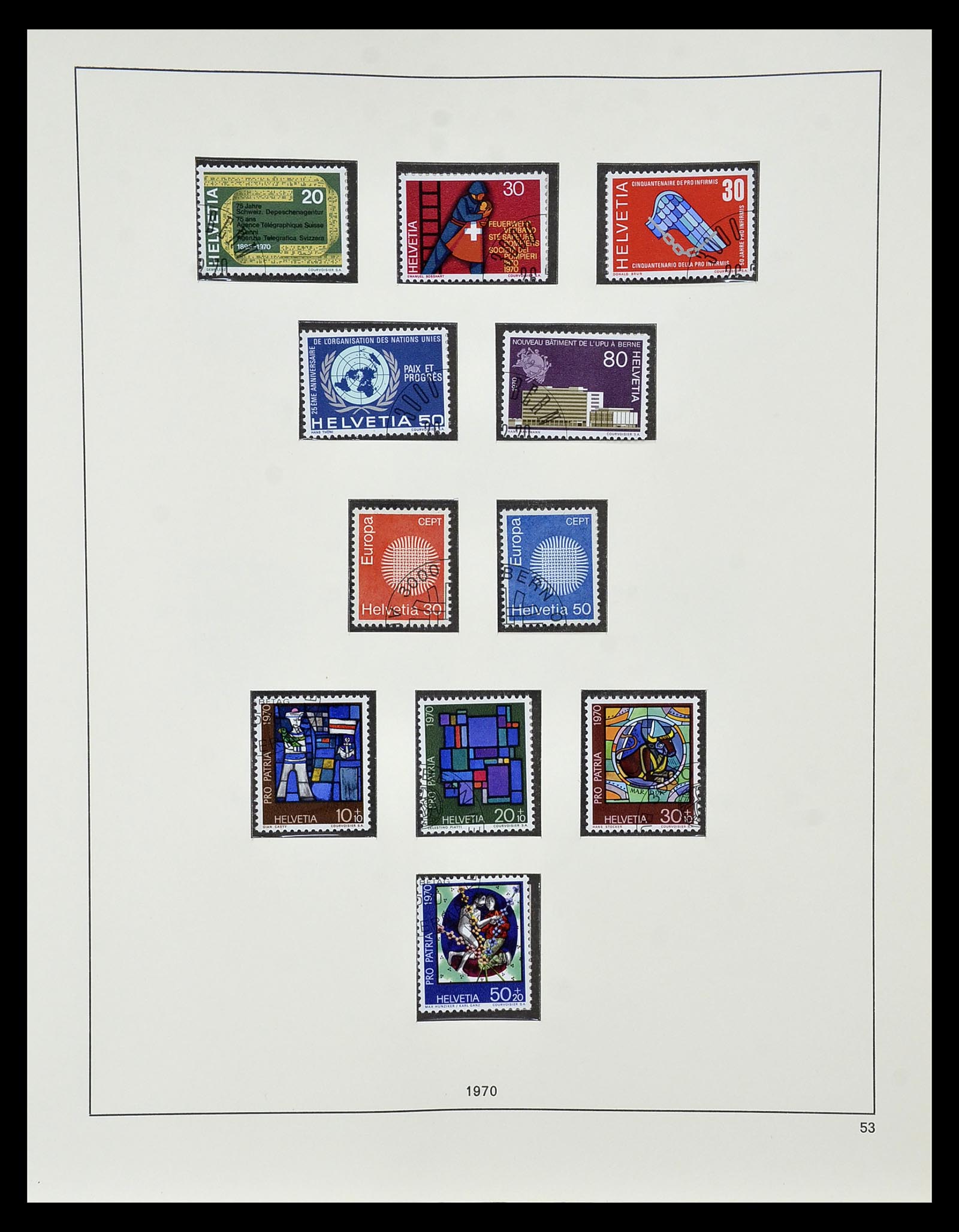 35072 081 - Stamp Collection 35072 Switzerland 1850-2005.