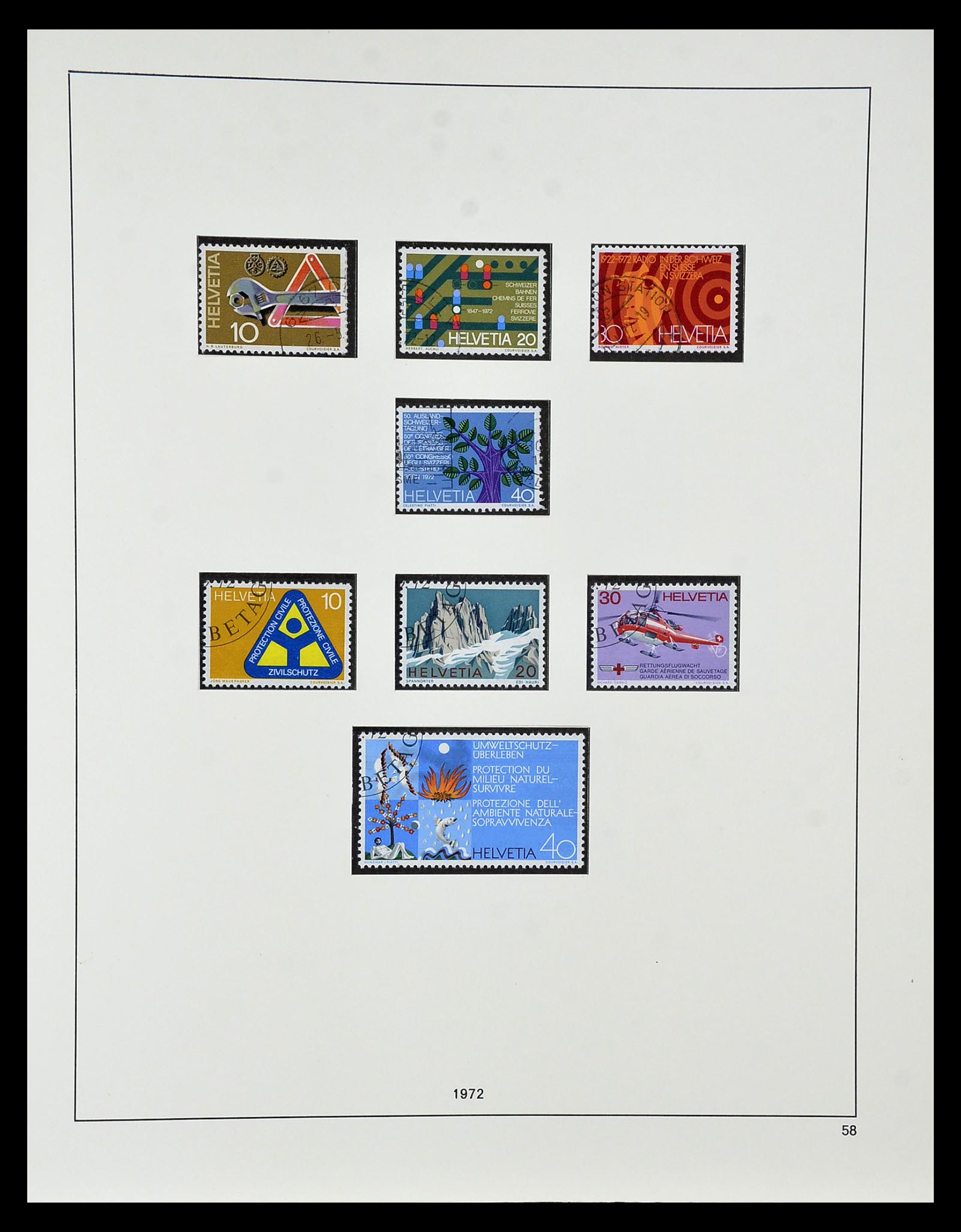 35072 086 - Stamp Collection 35072 Switzerland 1850-2005.